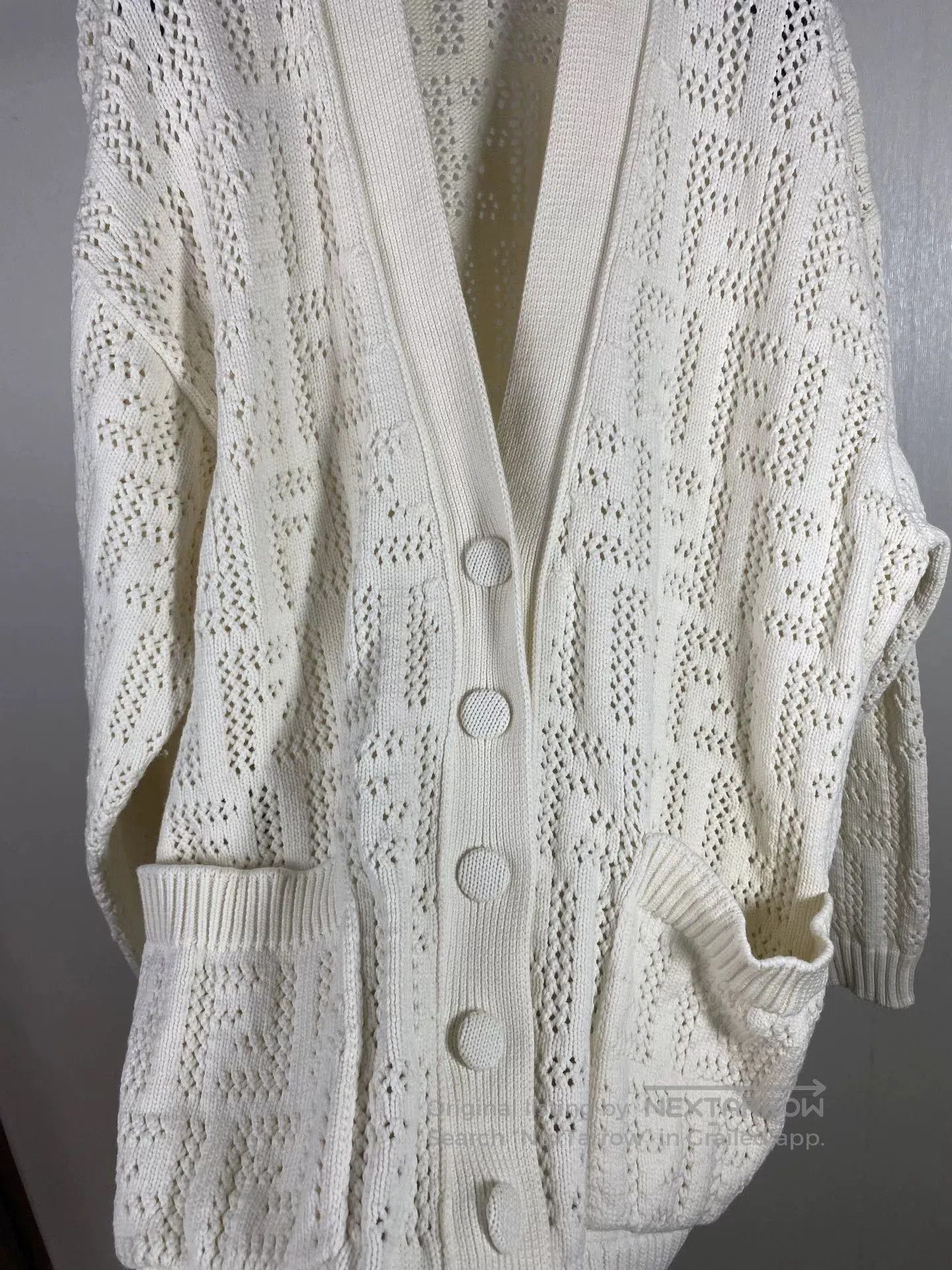 Fendi Fendi Perforated Logo Cardigan. Size US XL / EU 56 / 4 - 5 Thumbnail
