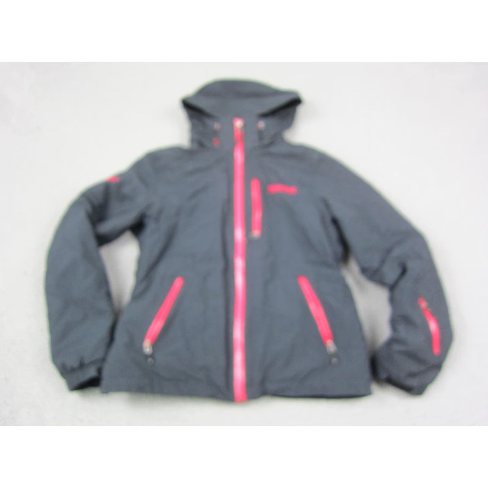 Marmot Marmot Womens Jacket Small Black Membrain Full Zip Windbreaker Hooded Raincoat Size S / US 4 / IT 40 - 2 Thumbnail