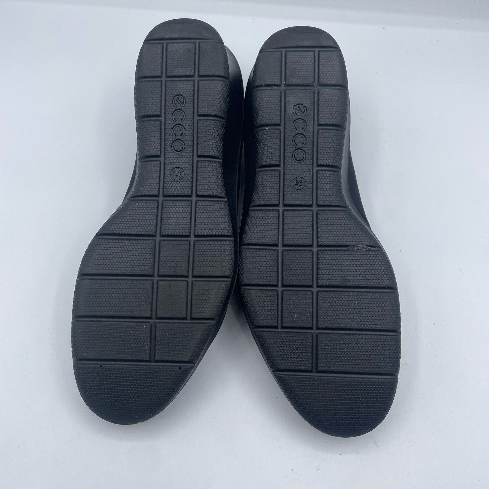 Ecco ECCO Felicia Leather Stretch Slip On Loafers Wedge Black 37 Size US 6.5 / IT 36.5 - 8 Thumbnail