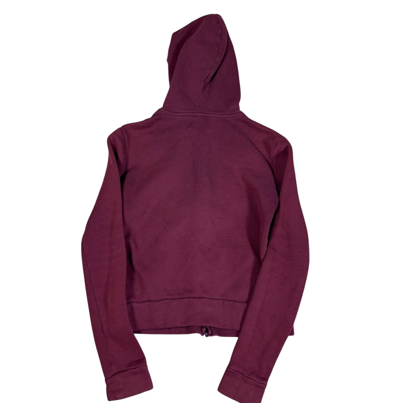 Hollister y2k 2000s style Hollister zip up hoodie maroon womens XS Size XS / US 0-2 / IT 36-38 - 2 Thumbnail