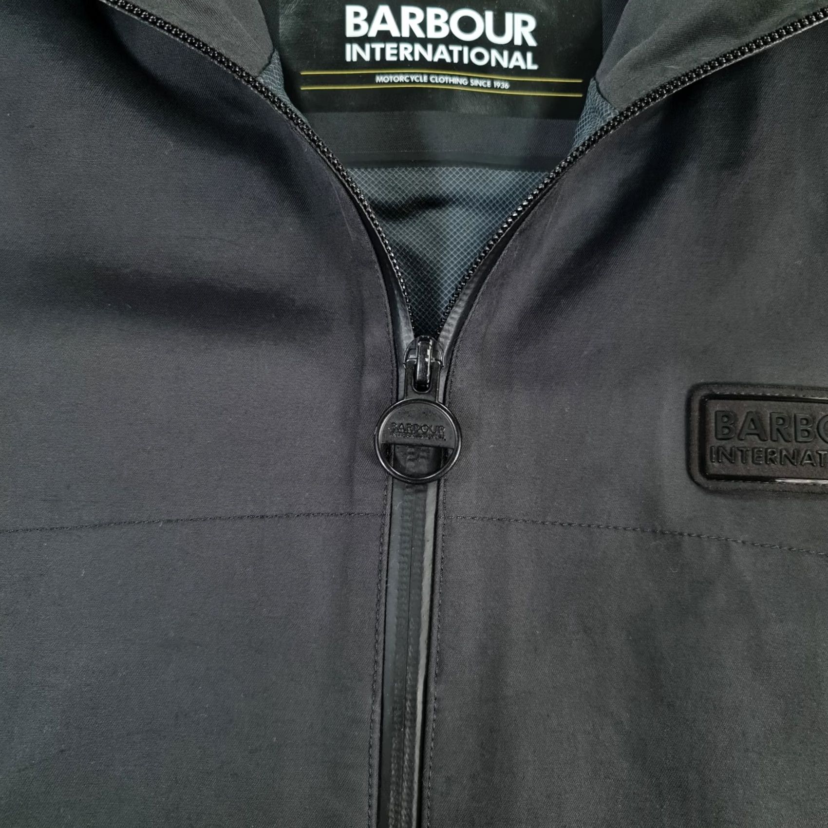 Barbour Barbour International Mens Jacket Black Medium Berkley Waterproof Hooded Jacket Size US M / EU 48-50 / 2 - 3 Thumbnail