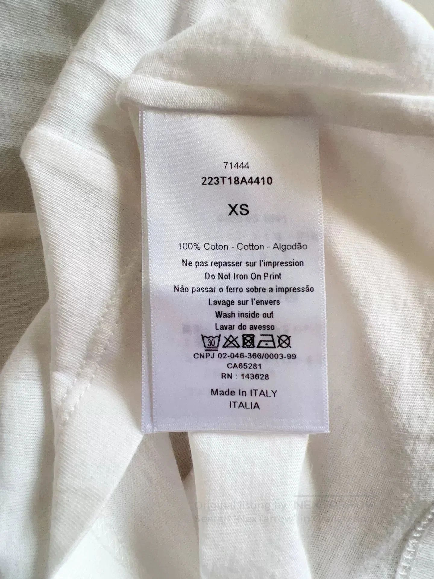 Dior Dior Roundel Print Colorblock T-shirt. Size XS / US 0-2 / IT 36-38 - 5 Thumbnail