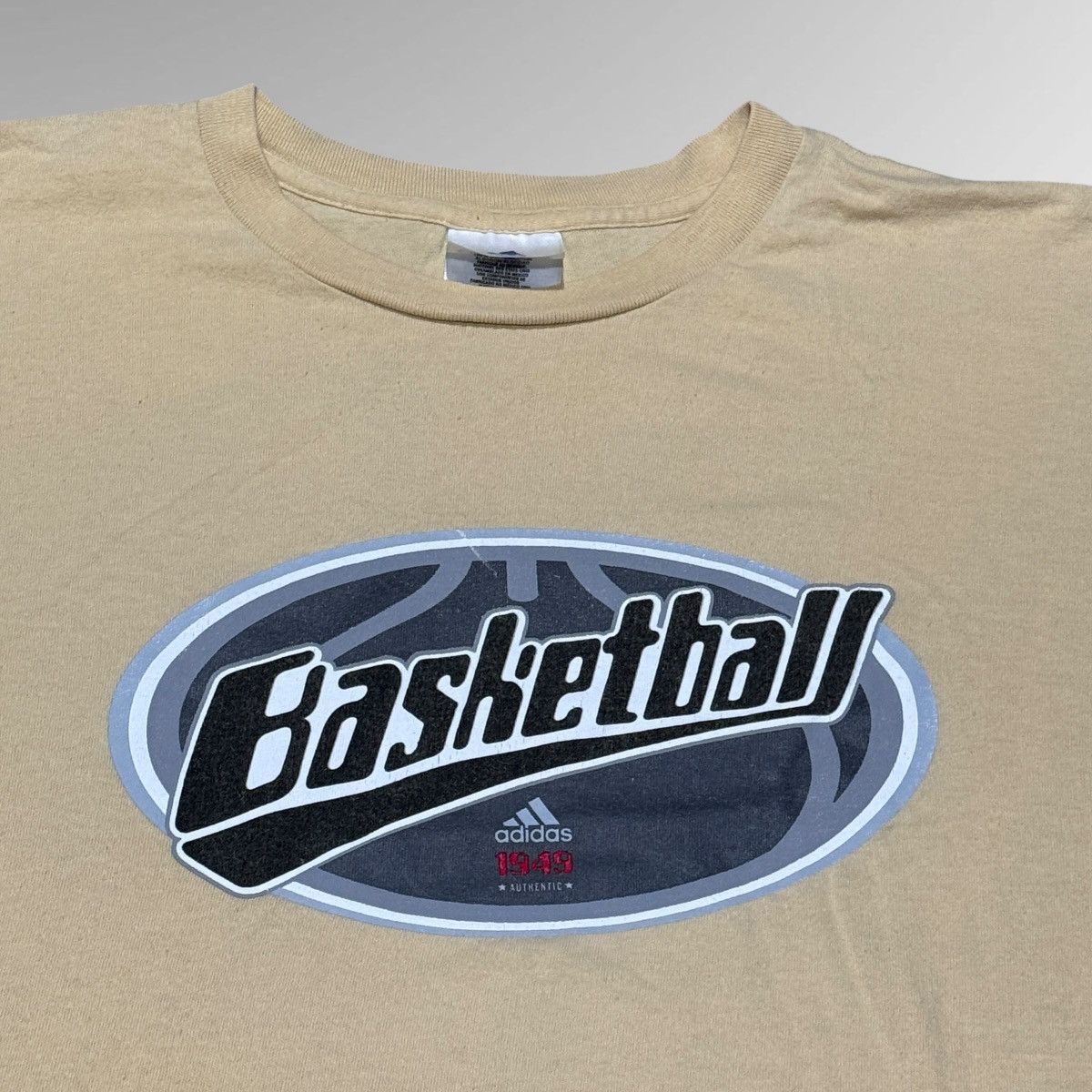 Adidas Vintage Adidas Basketball Tee Size US L / EU 52-54 / 3 - 2 Thumbnail