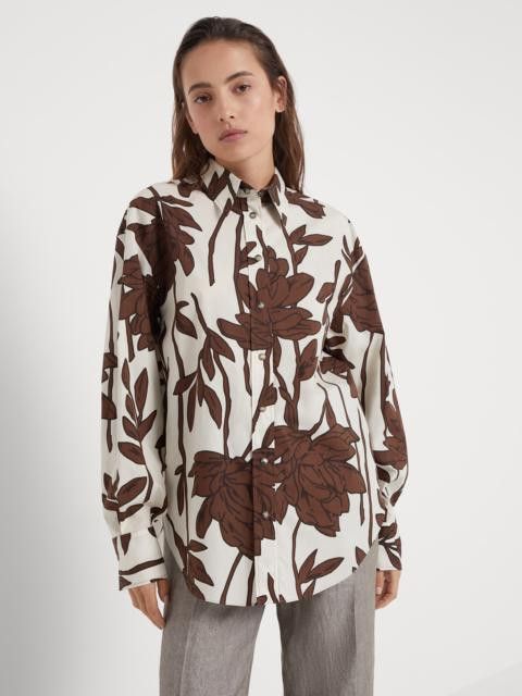 Brunello Cucinelli o1la1rc1a0425 Blouse in Beige/Brown Size L / US 10 / IT 46 - 1 Thumbnail