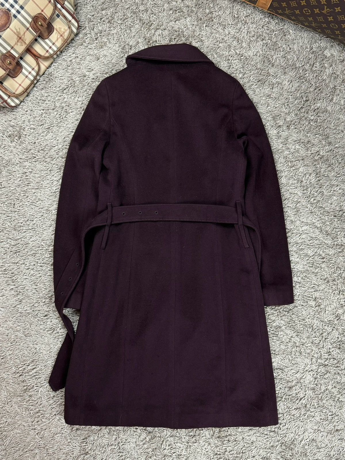 Burberry Wool coat trench Burberry original streetwear luxury item Size S / US 4 / IT 40 - 4 Thumbnail