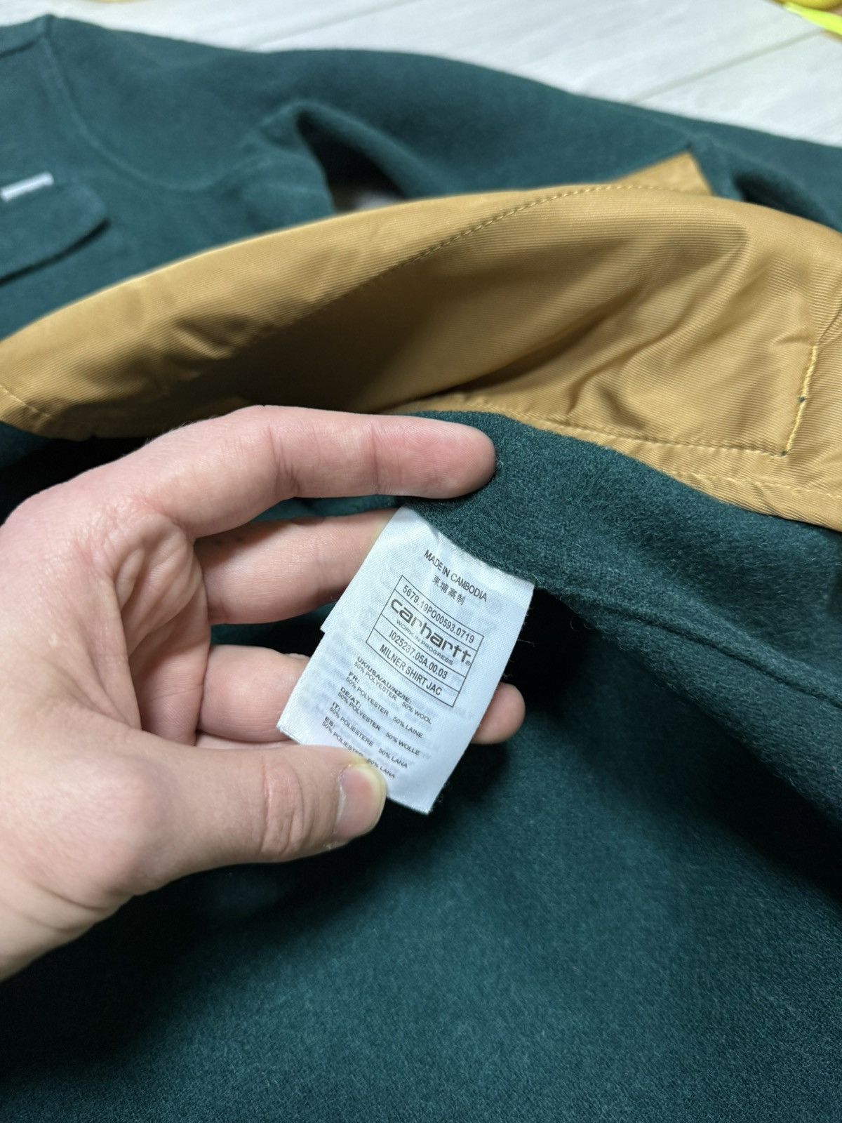 Carhartt Wip Carhartt WIP Milner Wool Shirt Jacket overshot Size US M / EU 48-50 / 2 - 6 Thumbnail