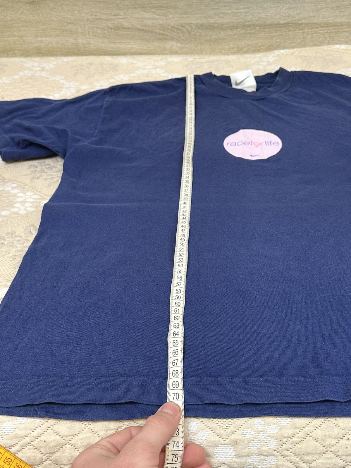 Nike 🔥 00s Nike Race For Life Logo Vintage T Shirt Sport Runner Size US L / EU 52-54 / 3 - 7 Thumbnail