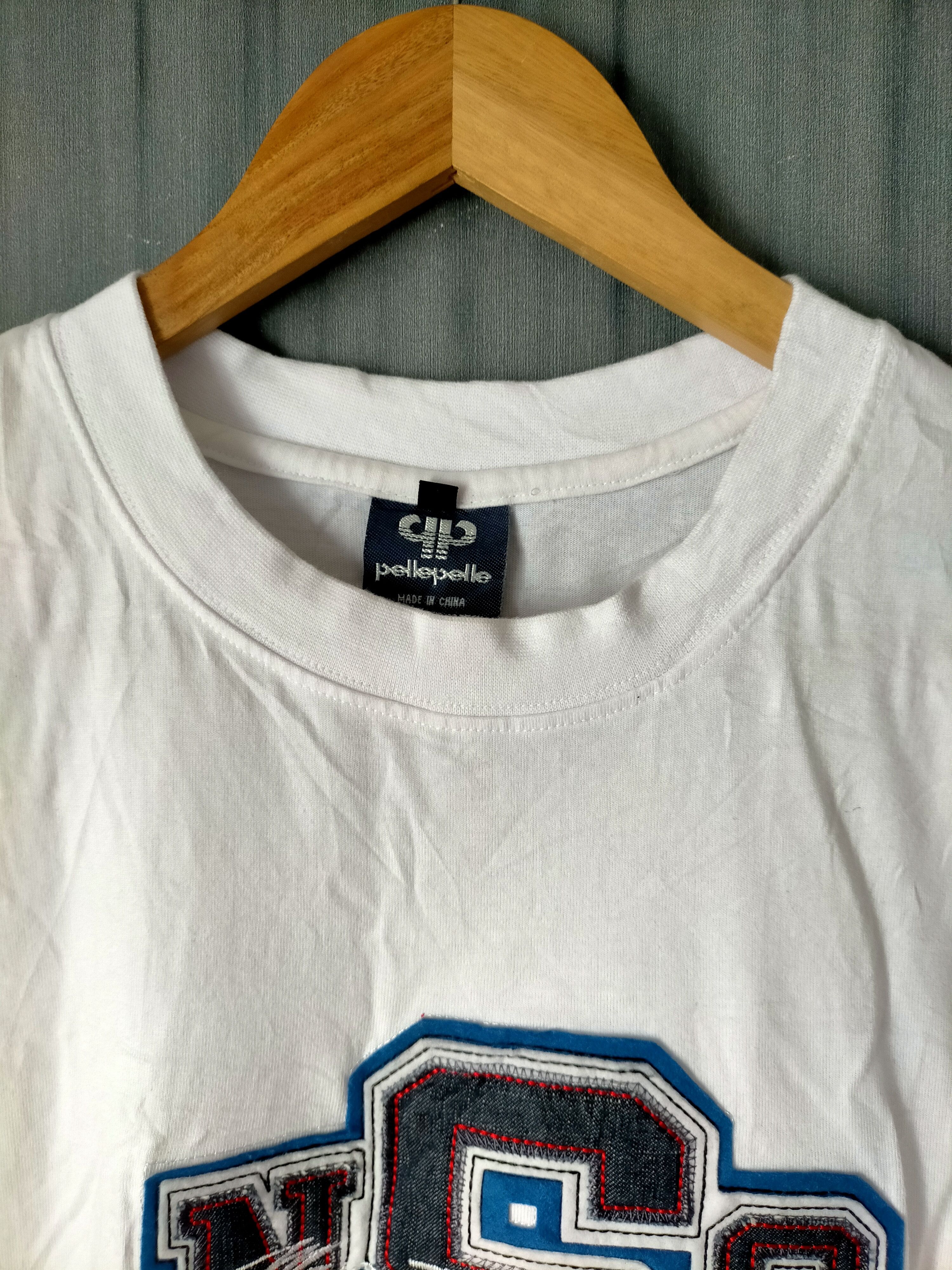 Pelle Pelle Pelle Pelle Embroidered Spell out White tee XL Size US XL / EU 56 / 4 - 5 Thumbnail