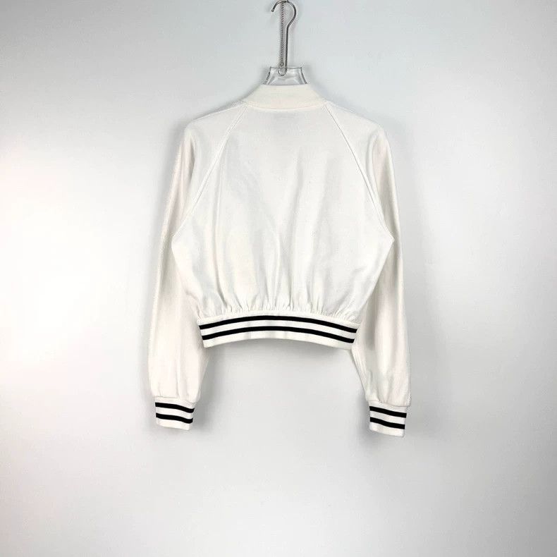 Prada Prada White classic logo cardigan baseball suit jacket 2502 Size US M / EU 48-50 / 2 - 4 Thumbnail
