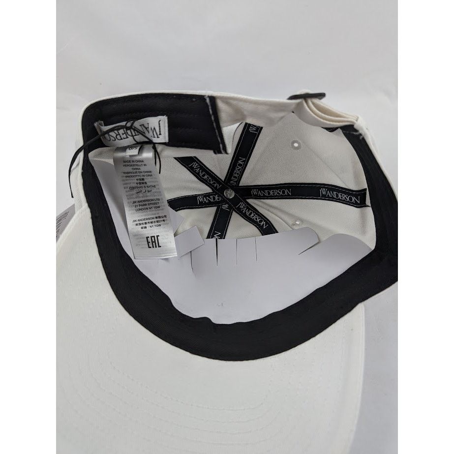 JW Anderson o1rshd1 Size: OS Baseball Cap in White Size ONE SIZE - 12 Thumbnail