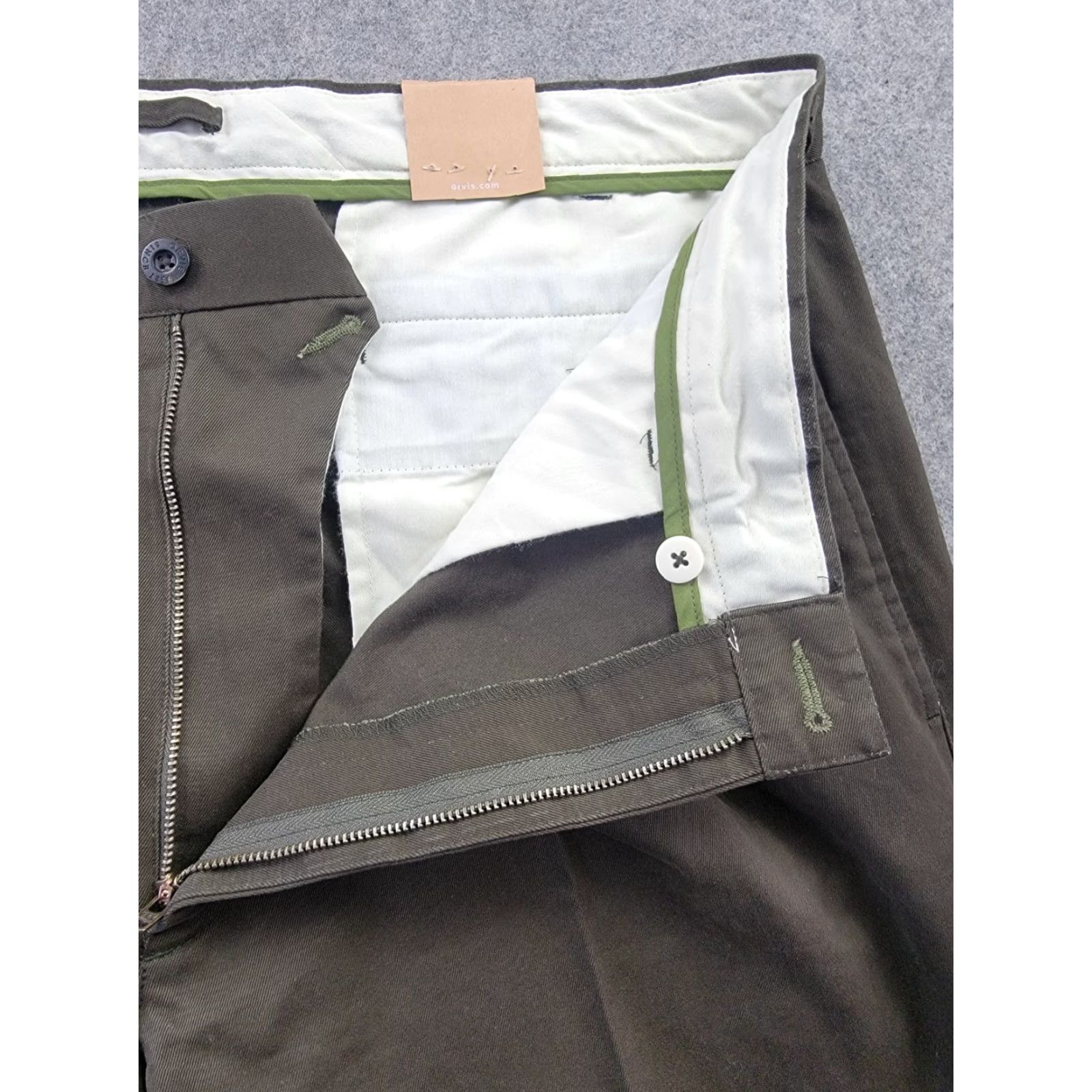 Orvis Orvis Pants Mens 40 Brown Ultimate Khaki Pleat Pant Straight Leg Casual NWT Size US 40 / EU 56 - 4 Thumbnail