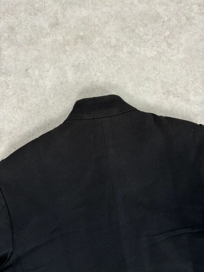 Yves Saint Laurent AW2010 Yves Saint Laurent Classy Officer Buttoned Black Long Wool Coat Size US M / EU 48-50 / 2 - 6 Thumbnail