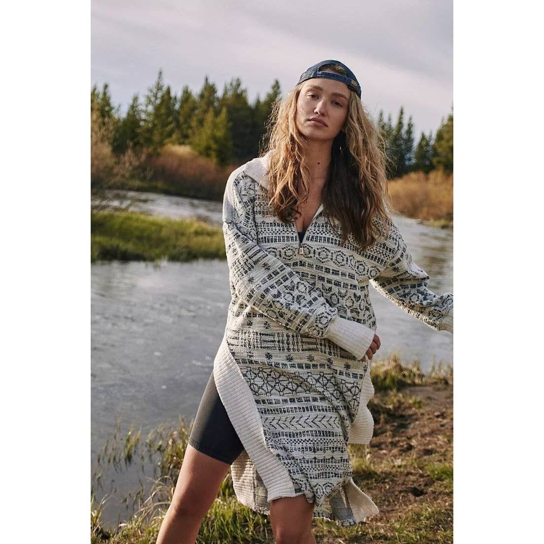 Free People New Free People Hole In One Half Zip FP MOVEMENT $168 SMALL Size S / US 4 / IT 40 - 1 Thumbnail