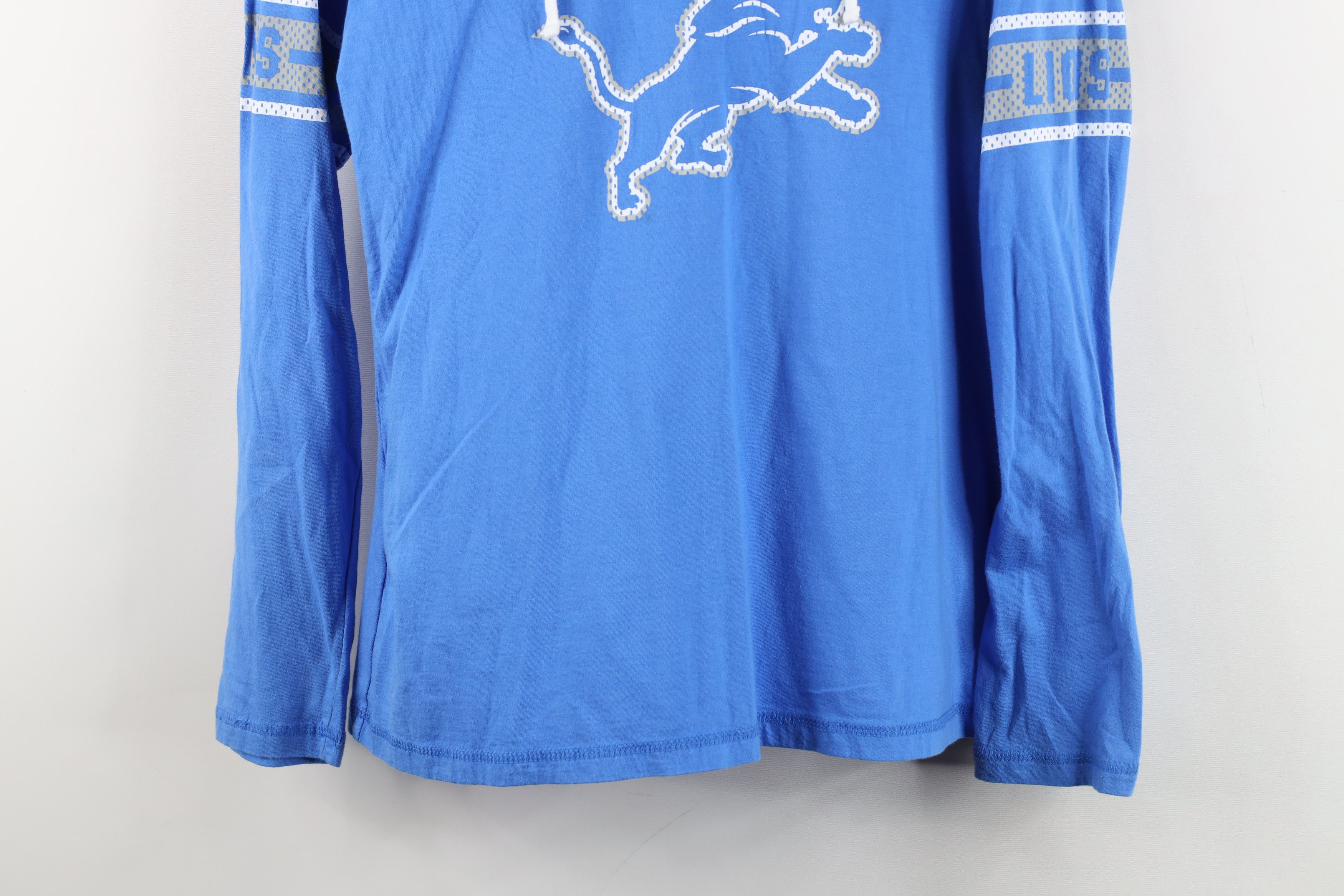 Vintage Vintage NFL Faded Detroit Lions Football Jersey T-Shirt Blue Size M / US 6-8 / IT 42-44 - 3 Thumbnail