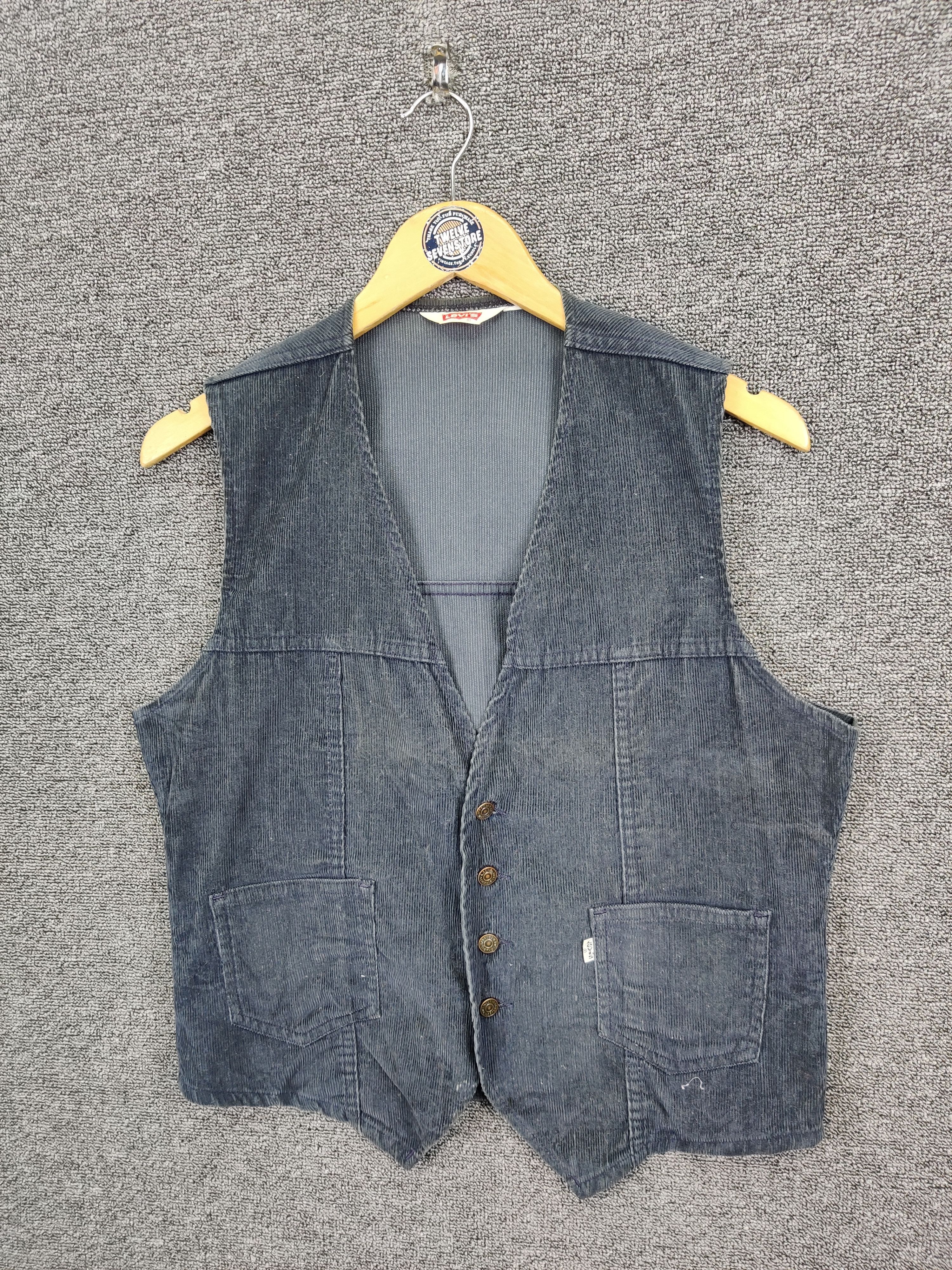 Levi's Vintage Clothing Vintage 90's Levi's Corduroy Buttons Ups Vest Size US M / EU 48-50 / 2 - 2 Thumbnail