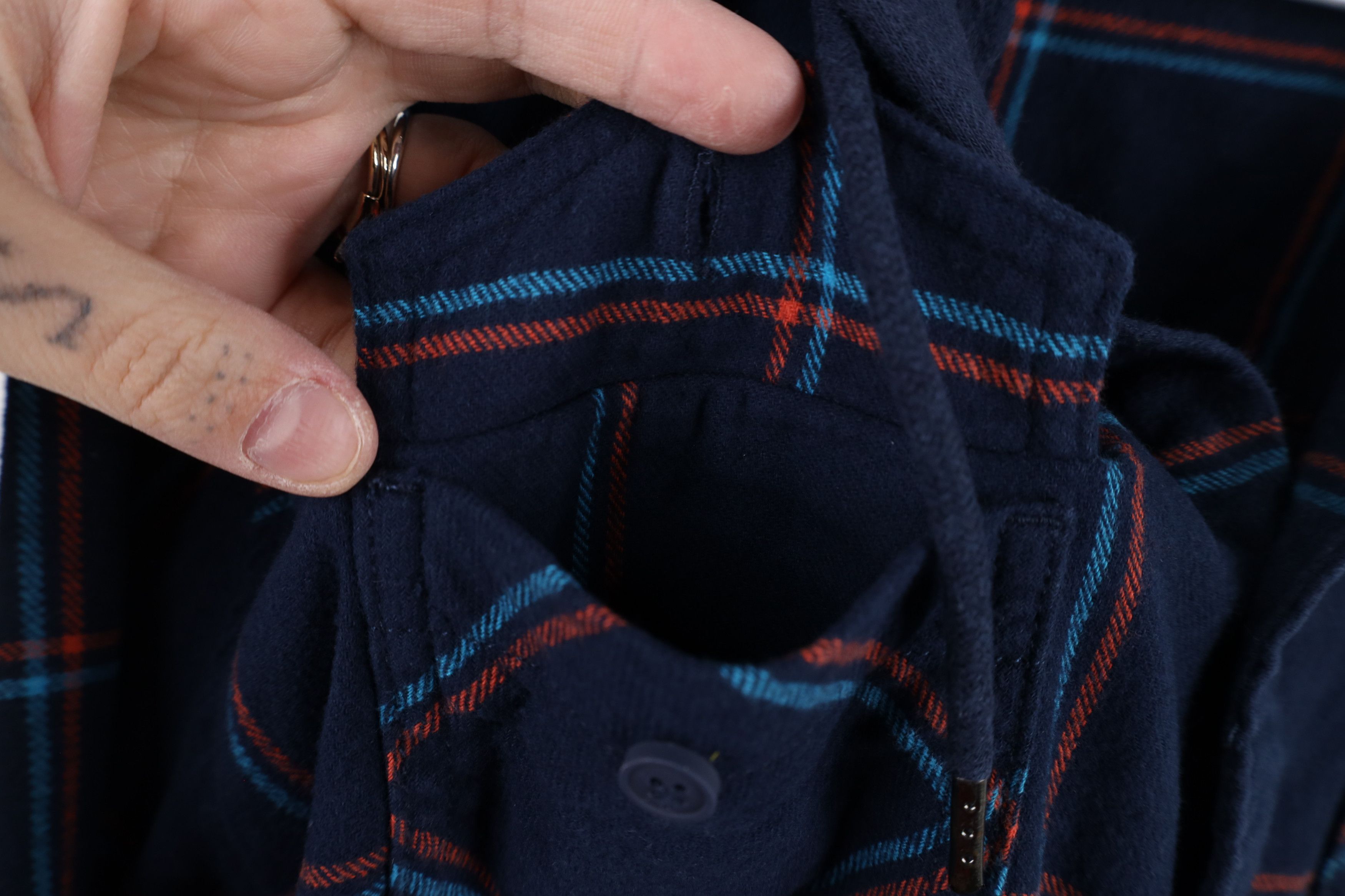 Hurley × Vintage Vintage Hurley Surfing Hooded Flannel Button Shirt Jacket Size US L / EU 52-54 / 3 - 7 Thumbnail