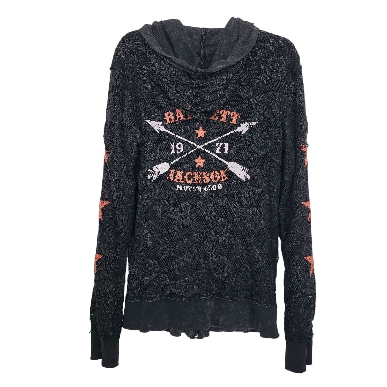 Designer Barrett Jackson Lace Distressed Reversible Jacket Womens M Size M / US 6-8 / IT 42-44 - 5 Thumbnail