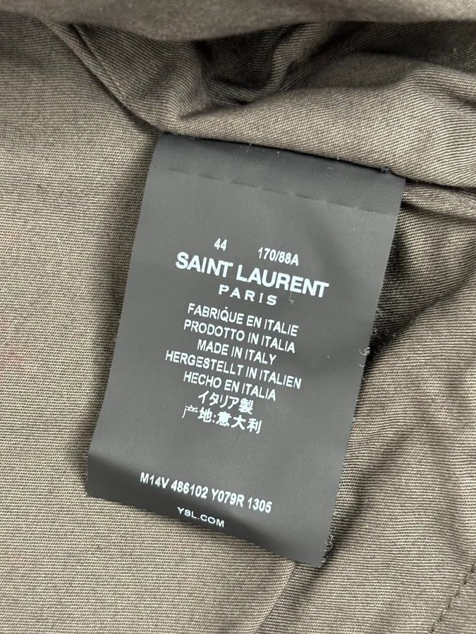 Saint Laurent Paris AW2017 Saint Laurent Khaki Cargo Parka Jacket Size US M / EU 48-50 / 2 - 11 Thumbnail