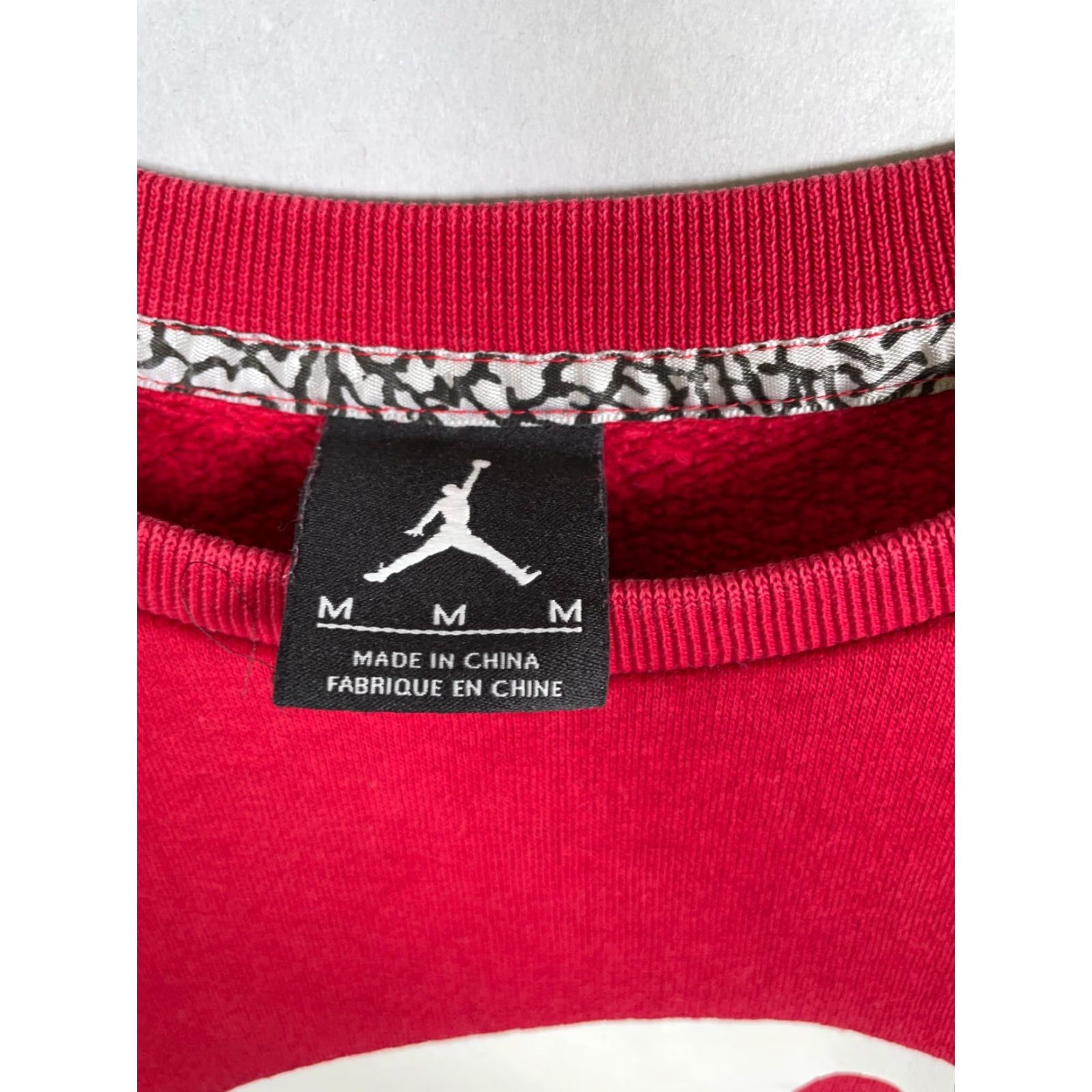 Jordan Brand Jordan Jumpman Crewneck Sweatshirt Adult Medium Red White 634491 695 Nike Size US M / EU 48-50 / 2 - 4 Thumbnail