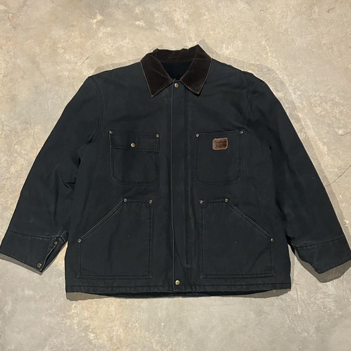 Carhartt × Vintage Crazy Vintage Faded Carhartt Style Chore Work Jacket Size US XXL / EU 58 / 5 - 1 Thumbnail