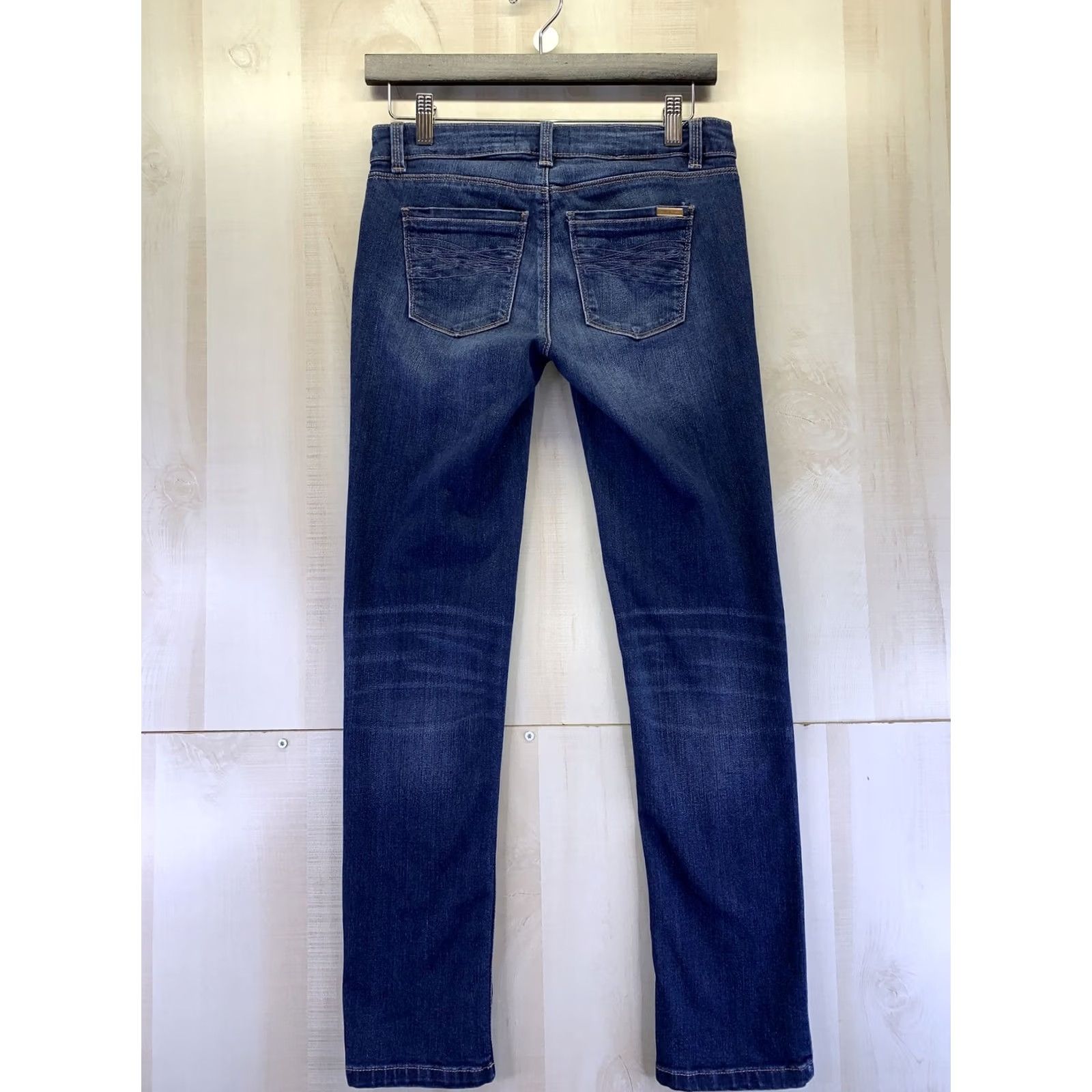 White House Black Market White House Black Market Jeans Womens Slim Leg Stretch Denim Skinny Size 0 Blue Regular 0r Mens Womens Boys Girls Size 25" / US 0 / IT 36 - 7 Thumbnail