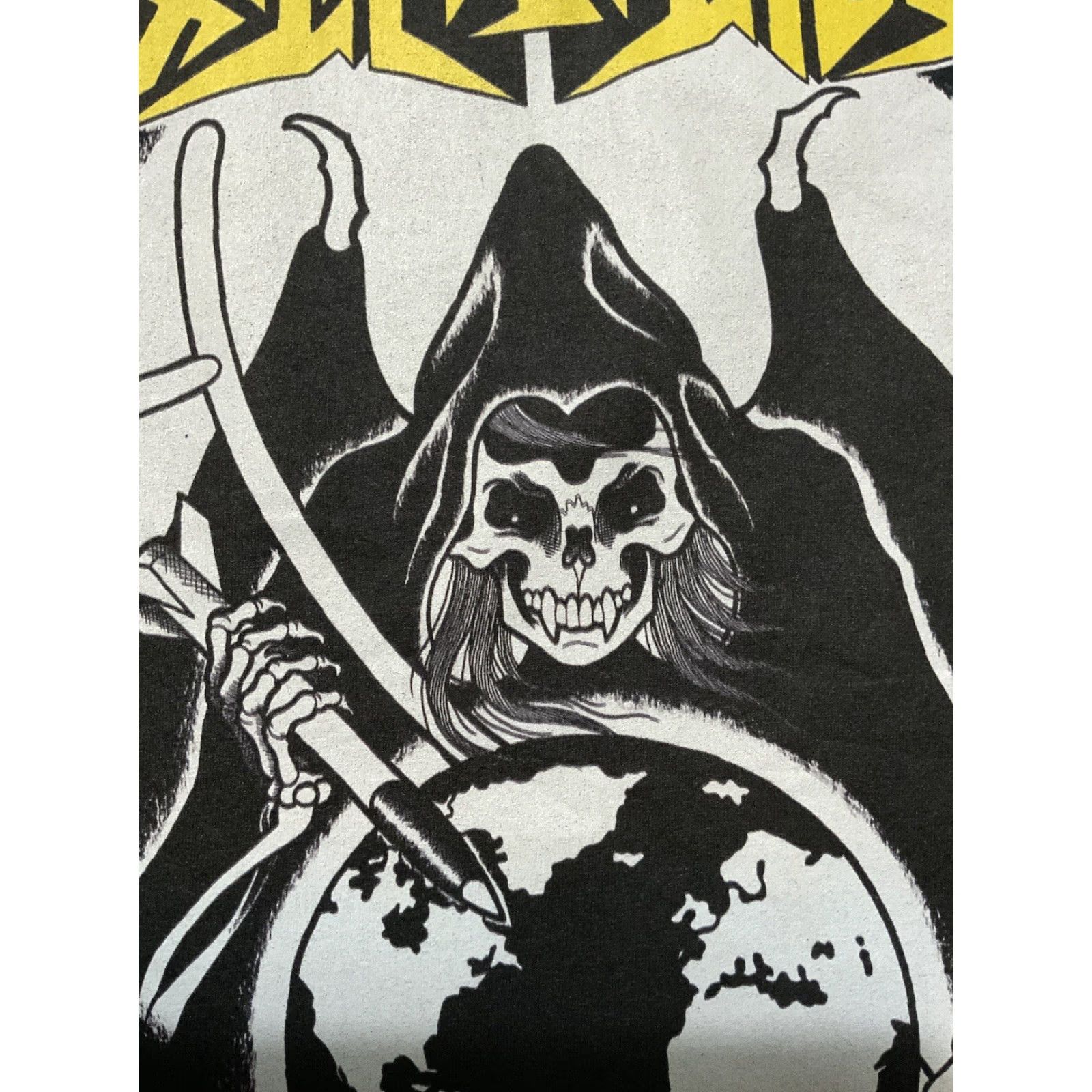 Fruit Of The Loom Toxic Holocaust Reaper Demo EP Album Thrash Metal Rock Band Black T-Shirt Sz. M Mens Size M Band Shirt Size US M / EU 48-50 / 2 - 6 Thumbnail