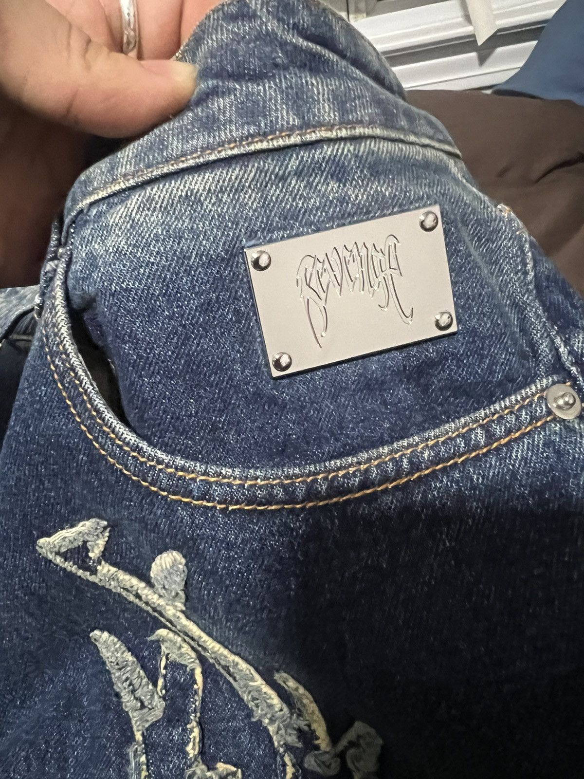 Revenge THORN DENIM PANTS Size US 34 / EU 50 - 2 Thumbnail