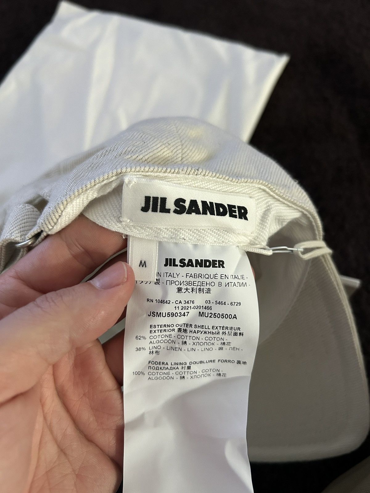 Jil Sander Jil Sander SS22 Cap white Size ONE SIZE - 4 Thumbnail