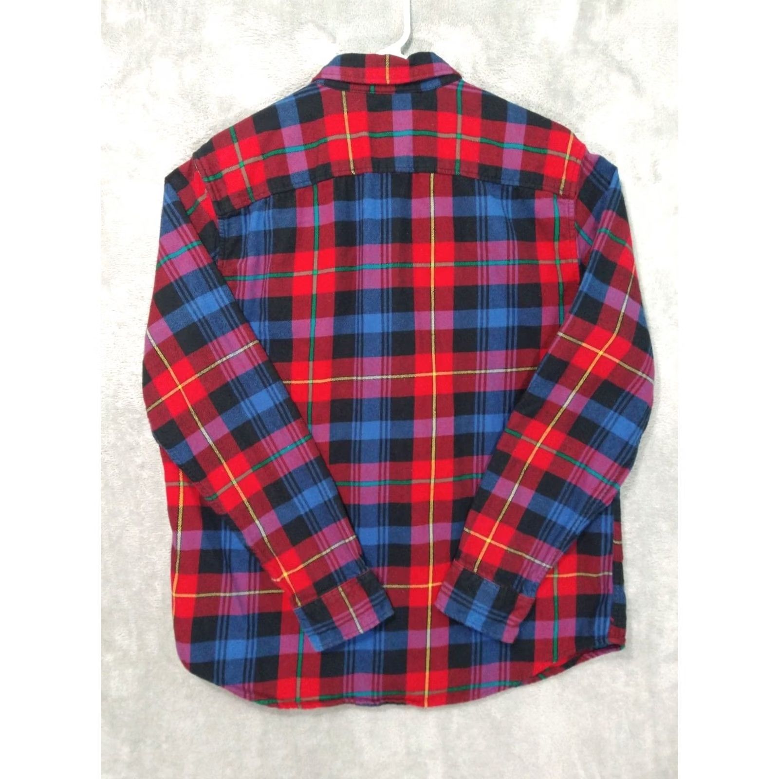 American Eagle Outfitters American Eagle Outfitters Plaid Flannel Shirt Mens Large Blue Red Classic Fit Button-Down Size US L / EU 52-54 / 3 - 2 Thumbnail