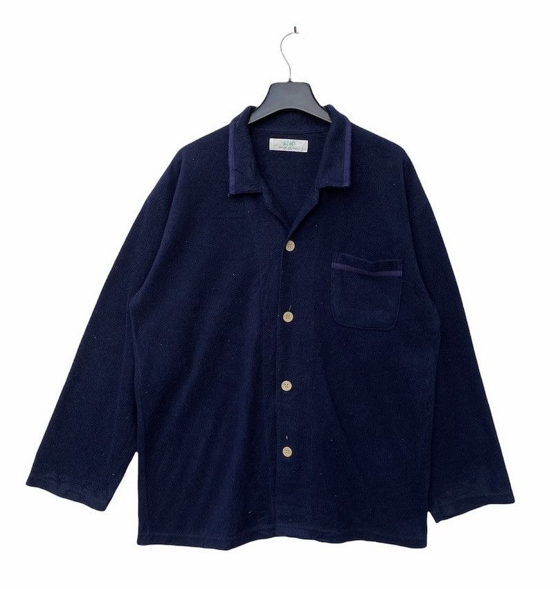Balmain × Pierre Balmain × Vintage 🔥SendOffer🔥Vintage Pierre Balmain Button Up Fleece Jacket Size US L / EU 52-54 / 3 - 1 Thumbnail