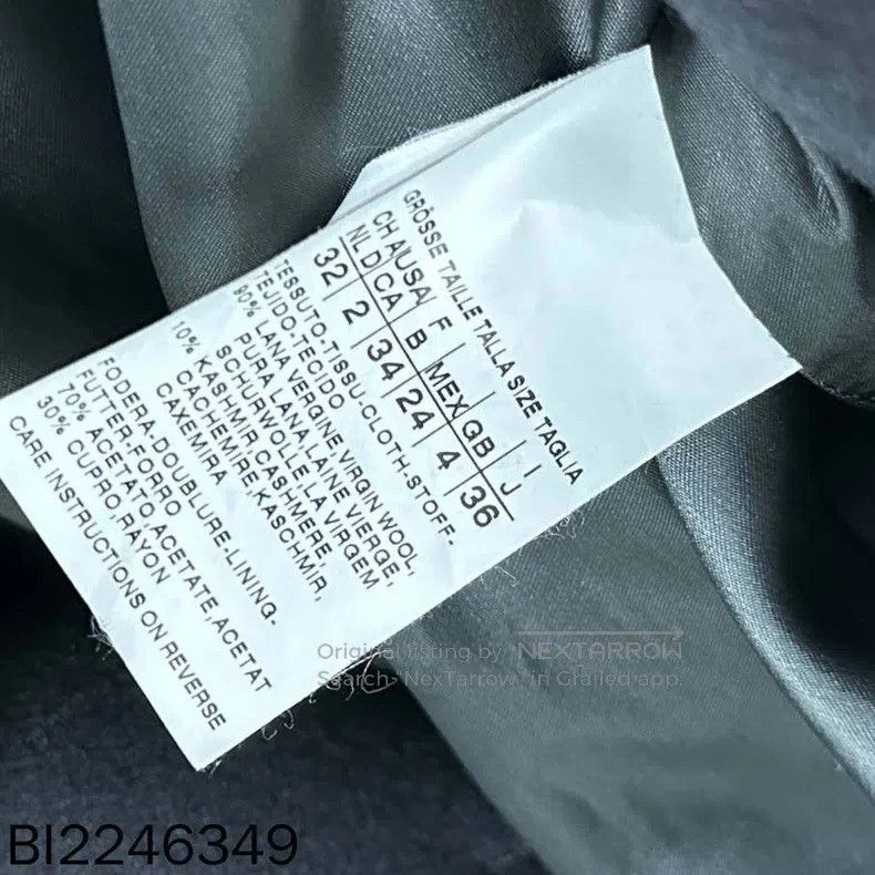 Max Mara Max Mara Black medium-length belt poncho coat Size XS / US 0-2 / IT 36-38 - 4 Thumbnail