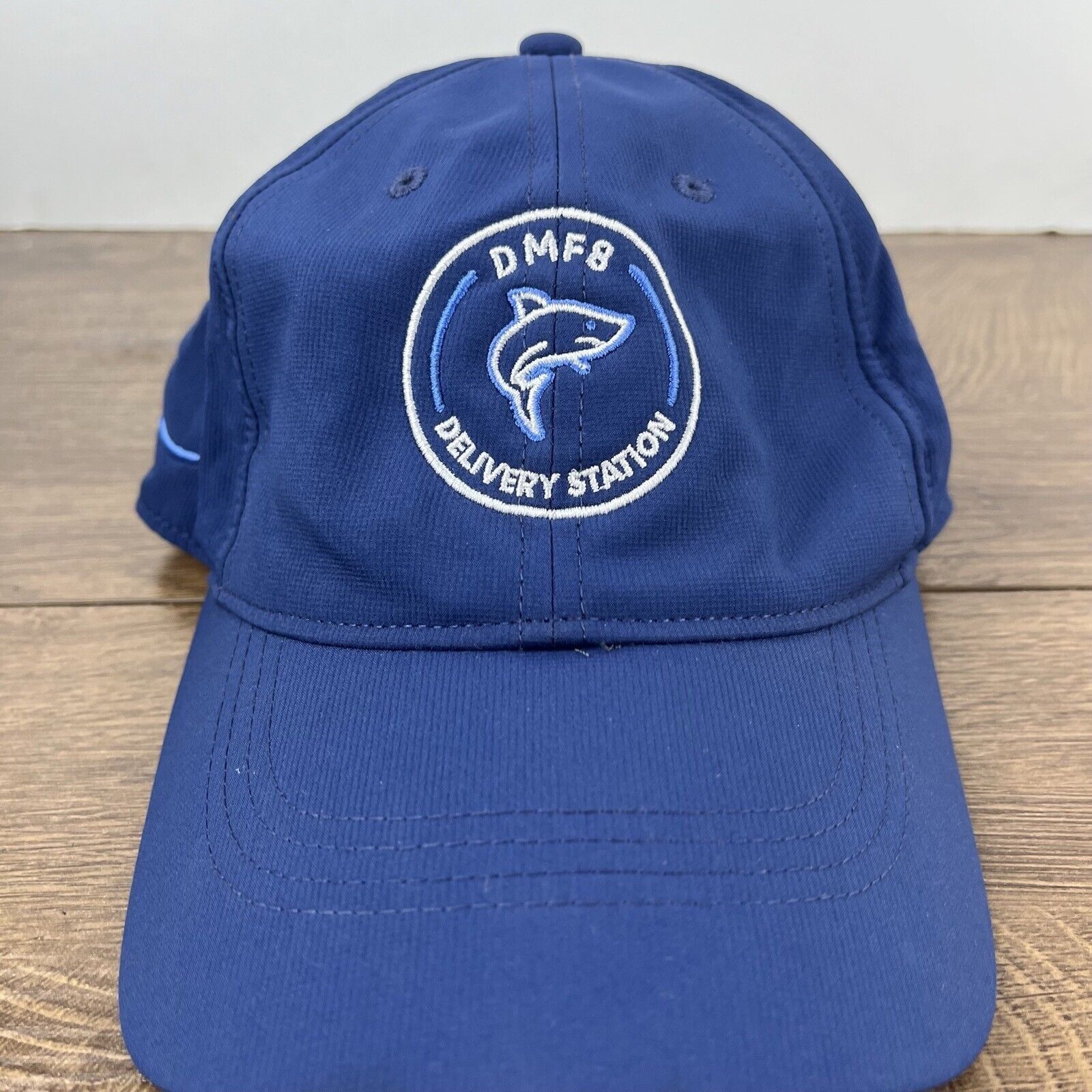 Nike DMF8 Delivery Station Hat Nike Shark Blue Adjustable Hat Blu Size ONE SIZE - 7 Thumbnail