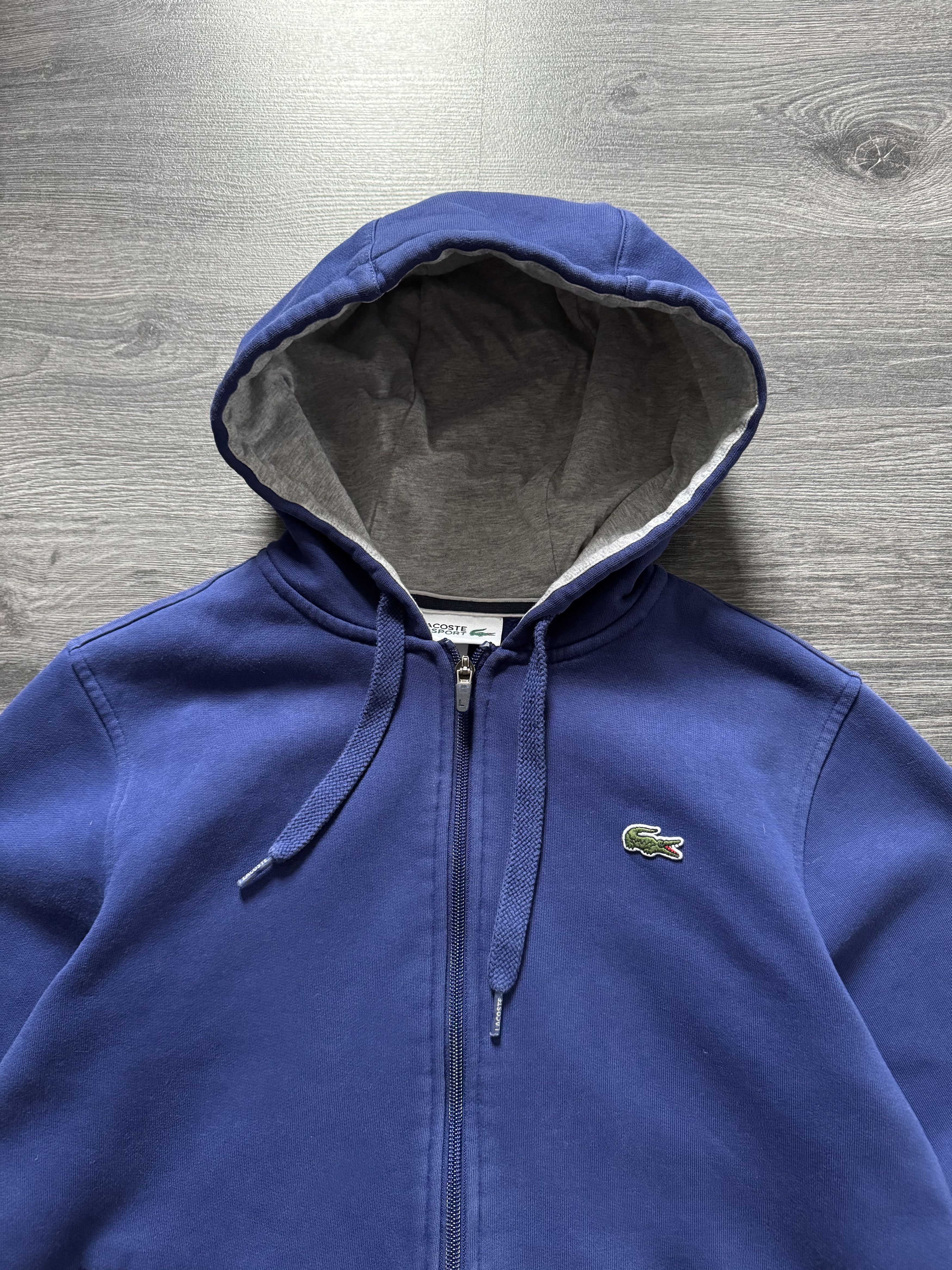 Lacoste Lacoste Sport Vintage Mens Zip Hoodie Size US S / EU 44-46 / 1 - 3 Thumbnail