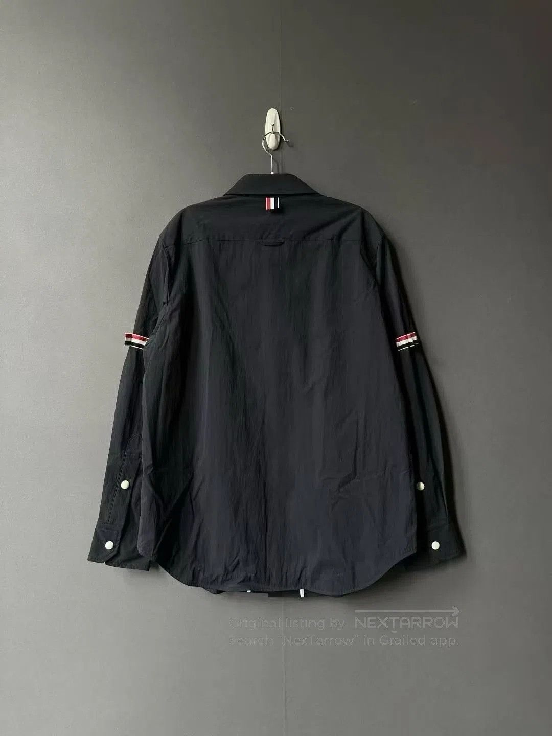 Thom Browne Thom Browne Navy Blue Double Sleeve Patch Shirt Jacket| Size US L / EU 52-54 / 3 - 2 Thumbnail