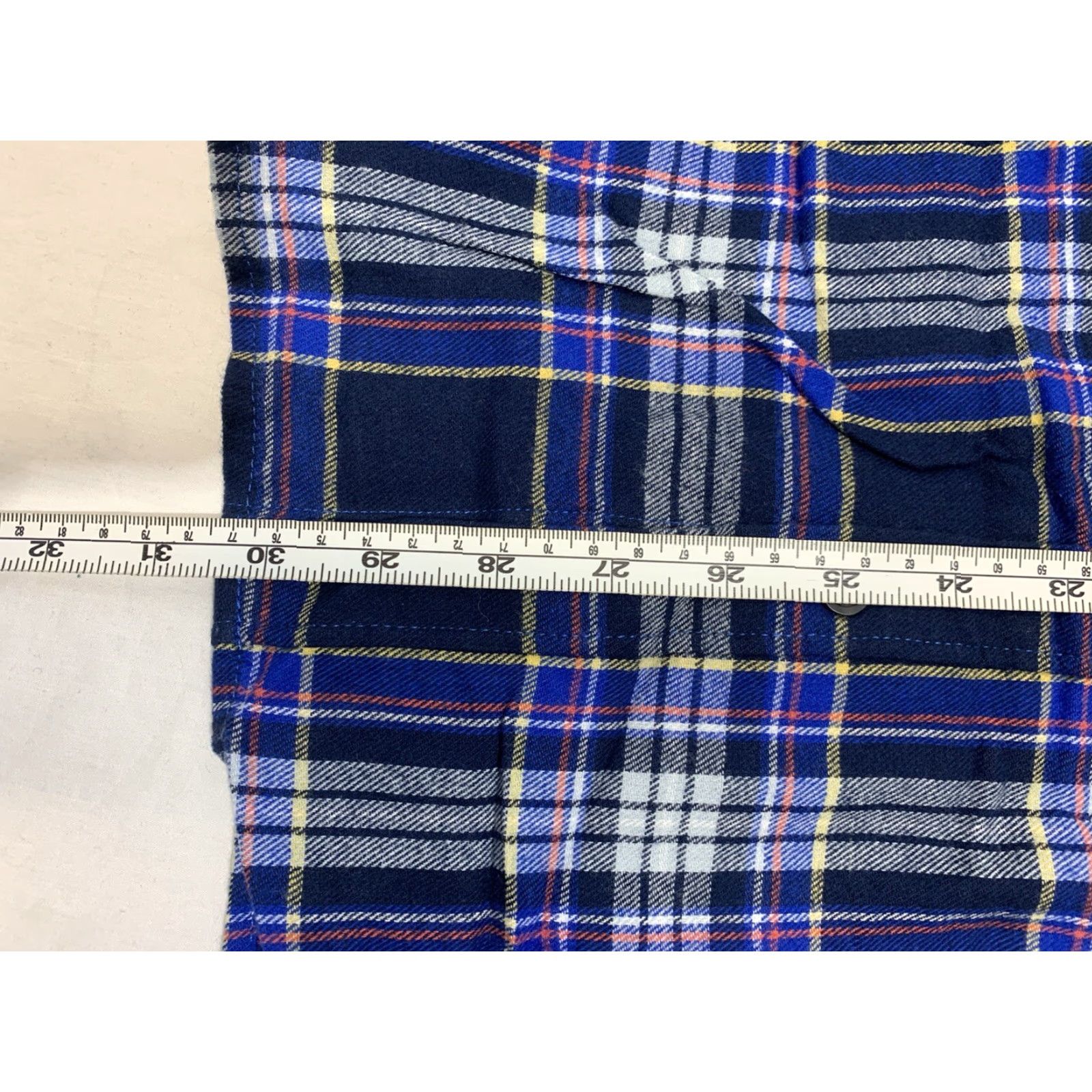 Vintage Eq Equilibrio Mens Button Front Shirt Plaid Long Sleeve 3XL Blue Pocket NWT Size US XXL / EU 58 / 5 - 5 Thumbnail