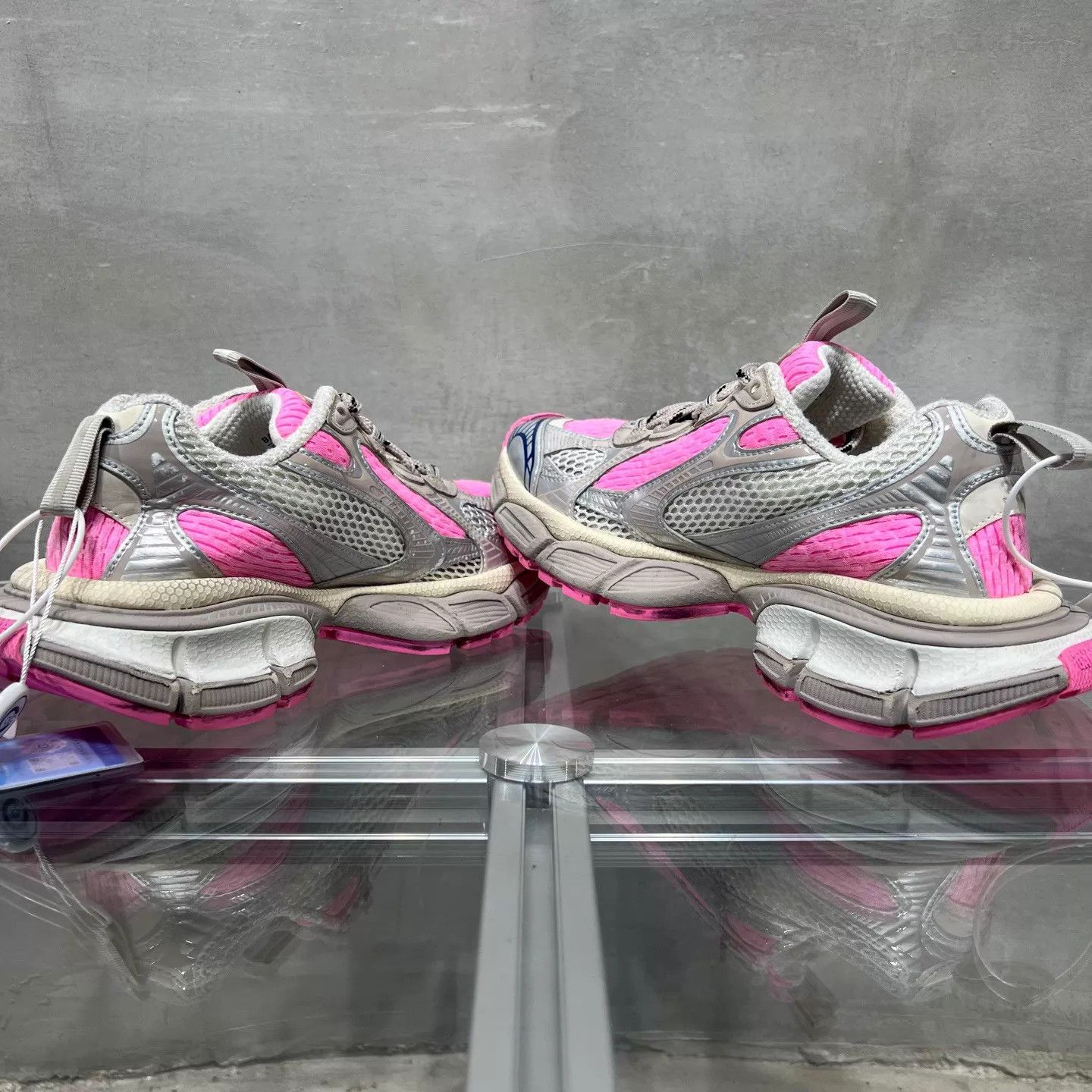Balenciaga BLCG women's dad sneaker silver pink 36 Size US 6 / IT 36 - 5 Thumbnail