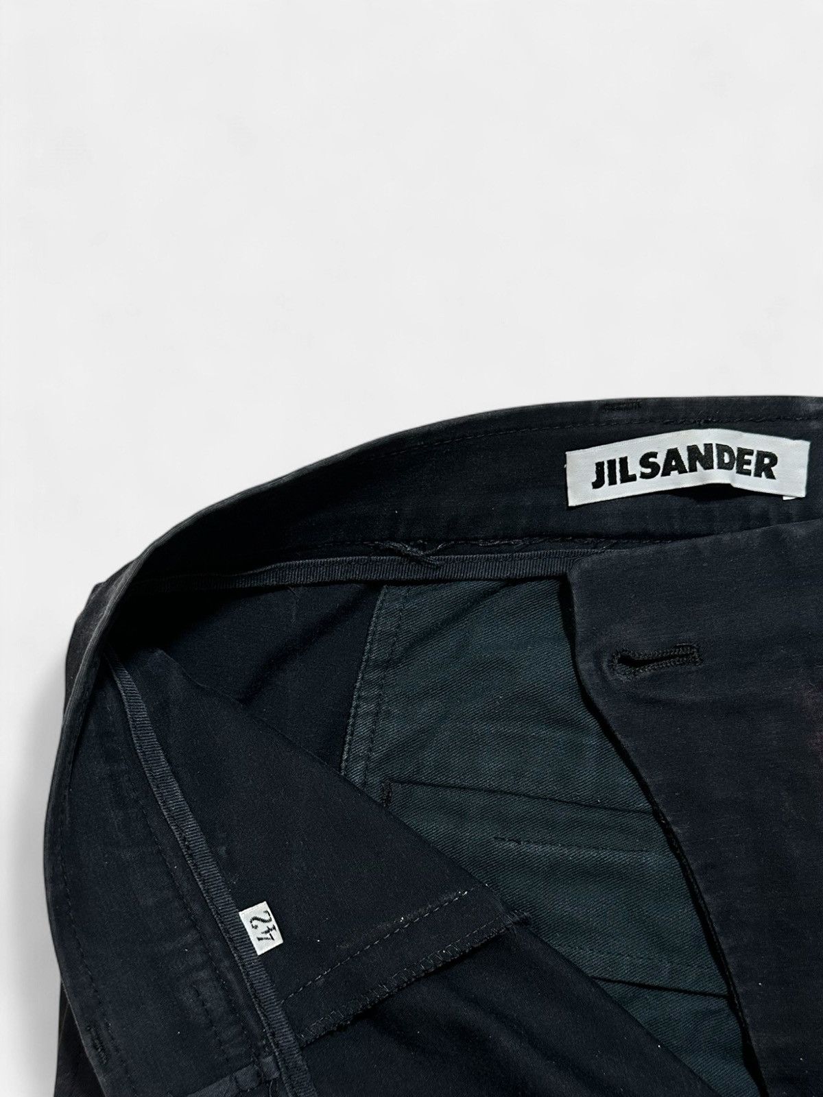 Jil Sander Jil Sander - Navy Classic Pants Size US 26 / EU 42 - 4 Thumbnail