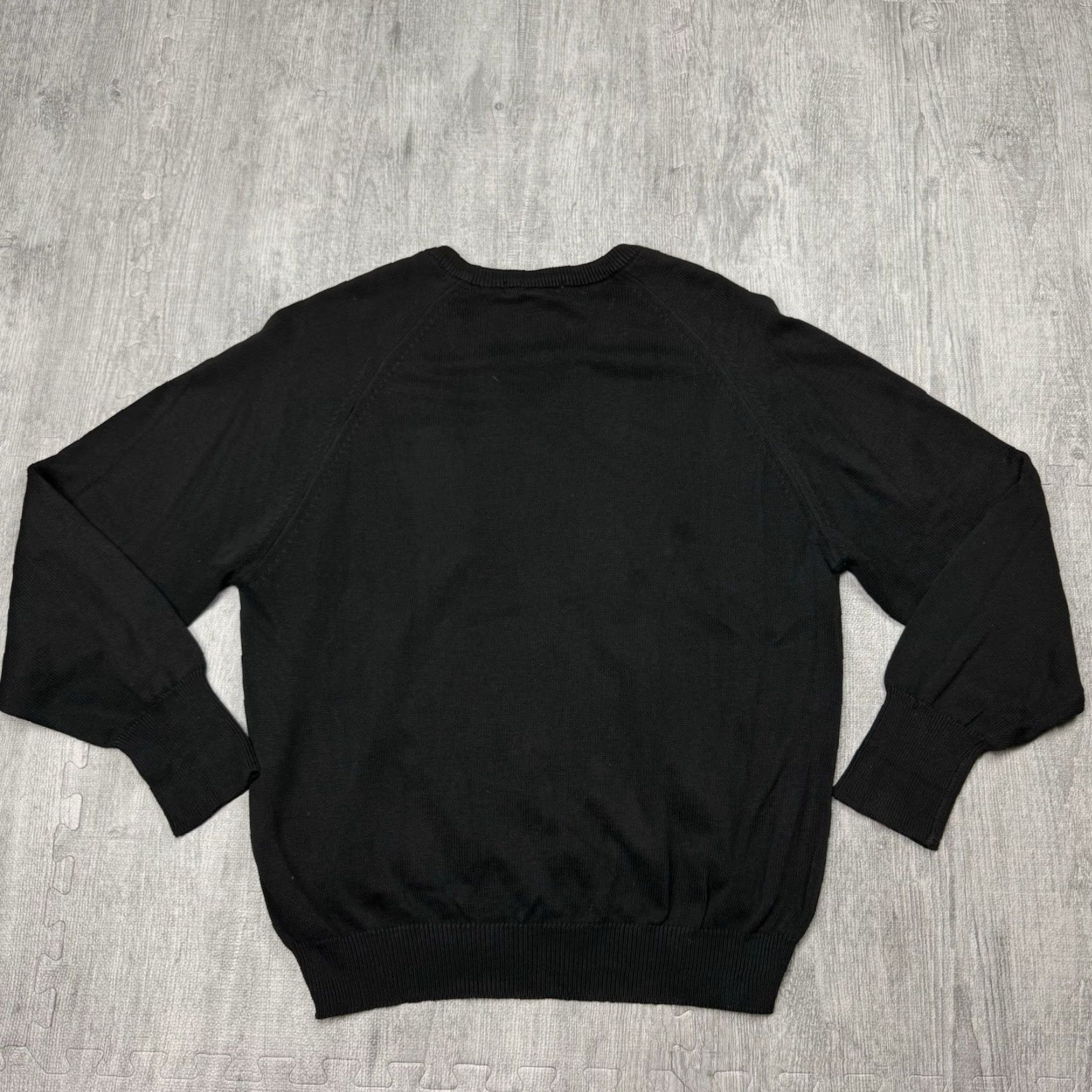 Izod Vintage IZOD Men’s Golf Sweater The Dominion Club Wyndam Cotton Pullover Black L Size US L / EU 52-54 / 3 - 6 Thumbnail
