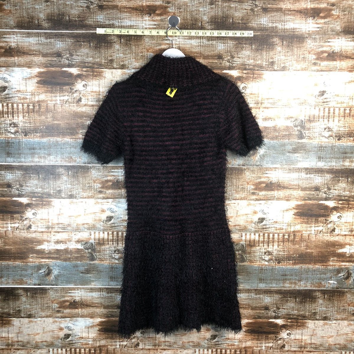 Homespun Knitwear × Japanese Brand DL Cherry Couture Maroon mohair Knitwear #C042 Size S / US 4 / IT 40 - 12 Thumbnail
