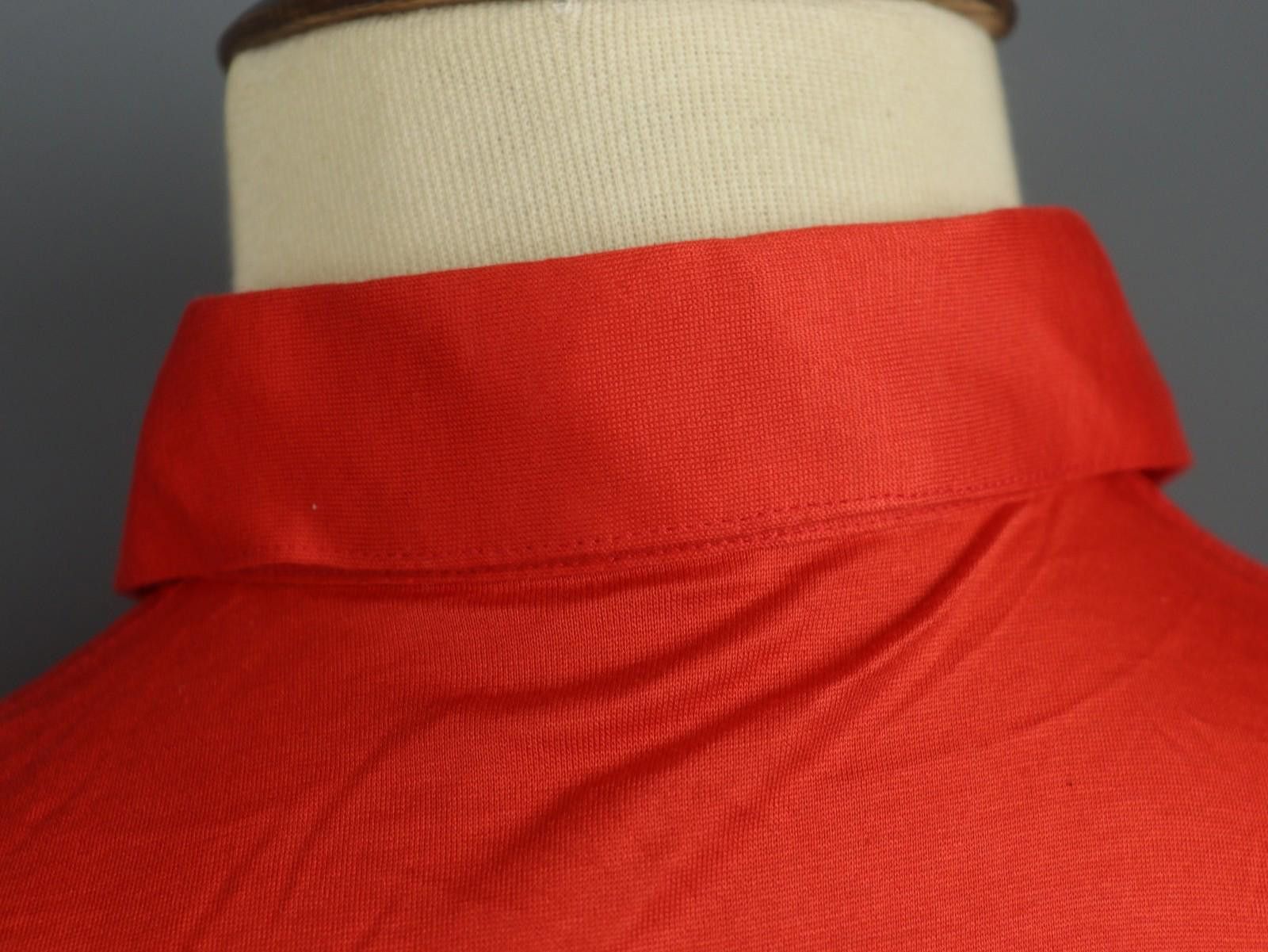 Givenchy Givenchy Red Cotton Collared Popover Polo Shirt Size L Size US L / EU 52-54 / 3 - 12 Thumbnail