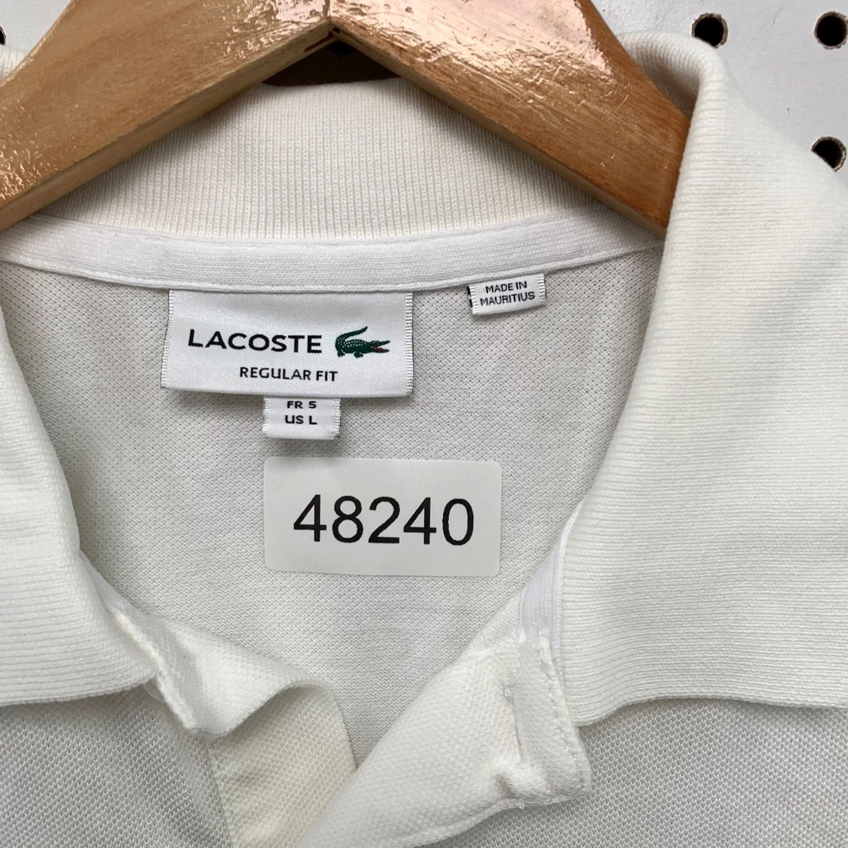 Lacoste Lacoste Polo Shirt Mens White Tennis Preppy Alligator Shirt XS/S Regular Pocket Logo Short Sleeve Button Neck Collared Knit Cotton Size US S / EU 44-46 / 1 - 3 Thumbnail