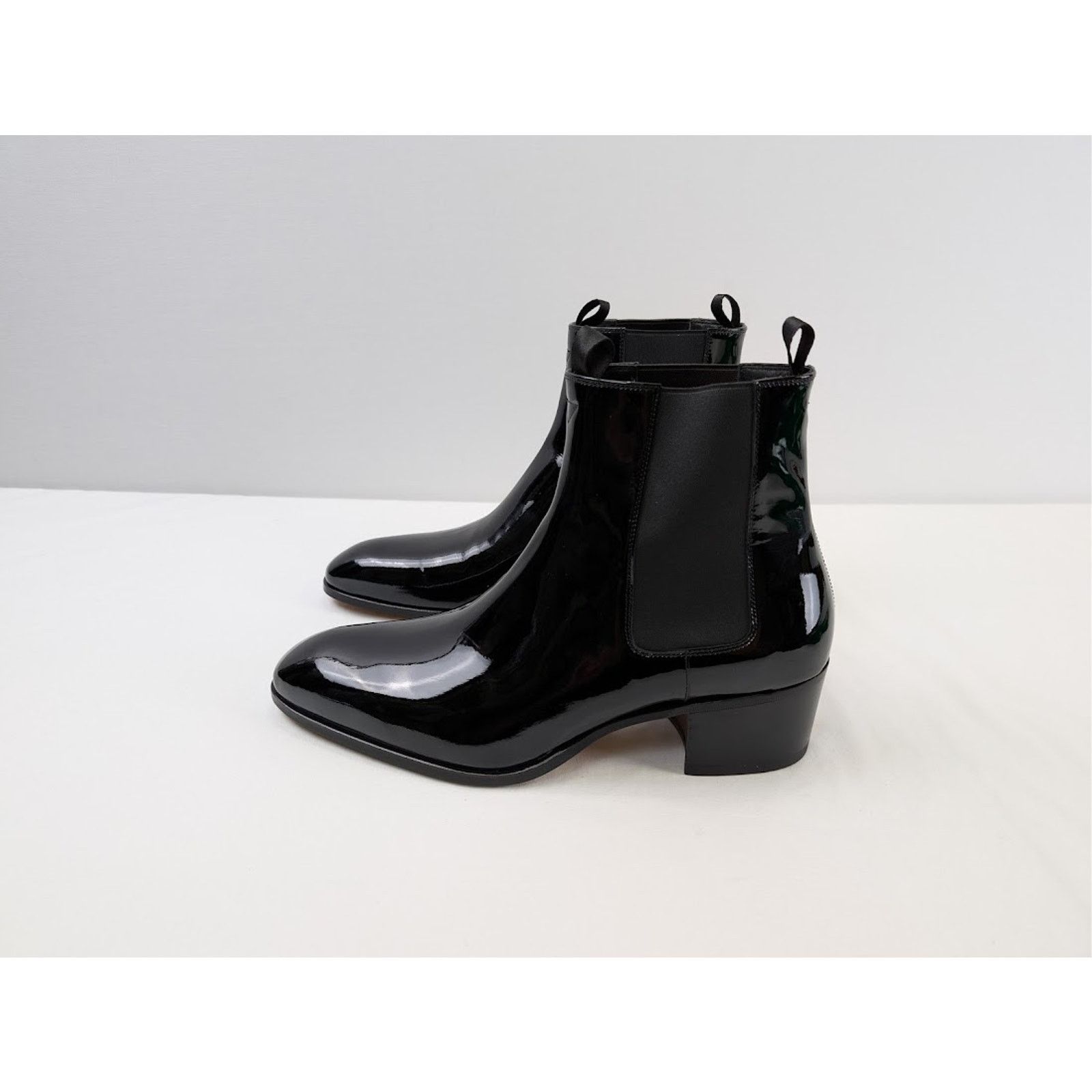 Tom Ford o1rshd1 Stivale Vernice Nero Boots in Black Size US 12 / EU 45 - 10 Thumbnail