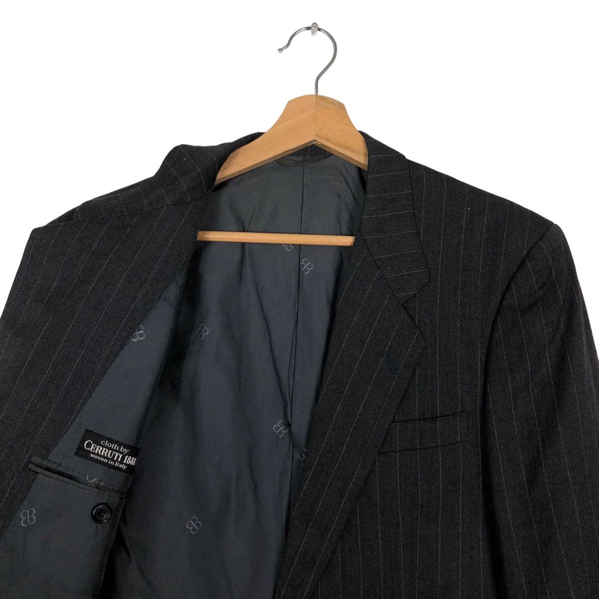 Balenciaga Vintage Balenciaga Paris Double Breast Striped Coats Jacket Size US M / EU 48-50 / 2 - 8 Thumbnail