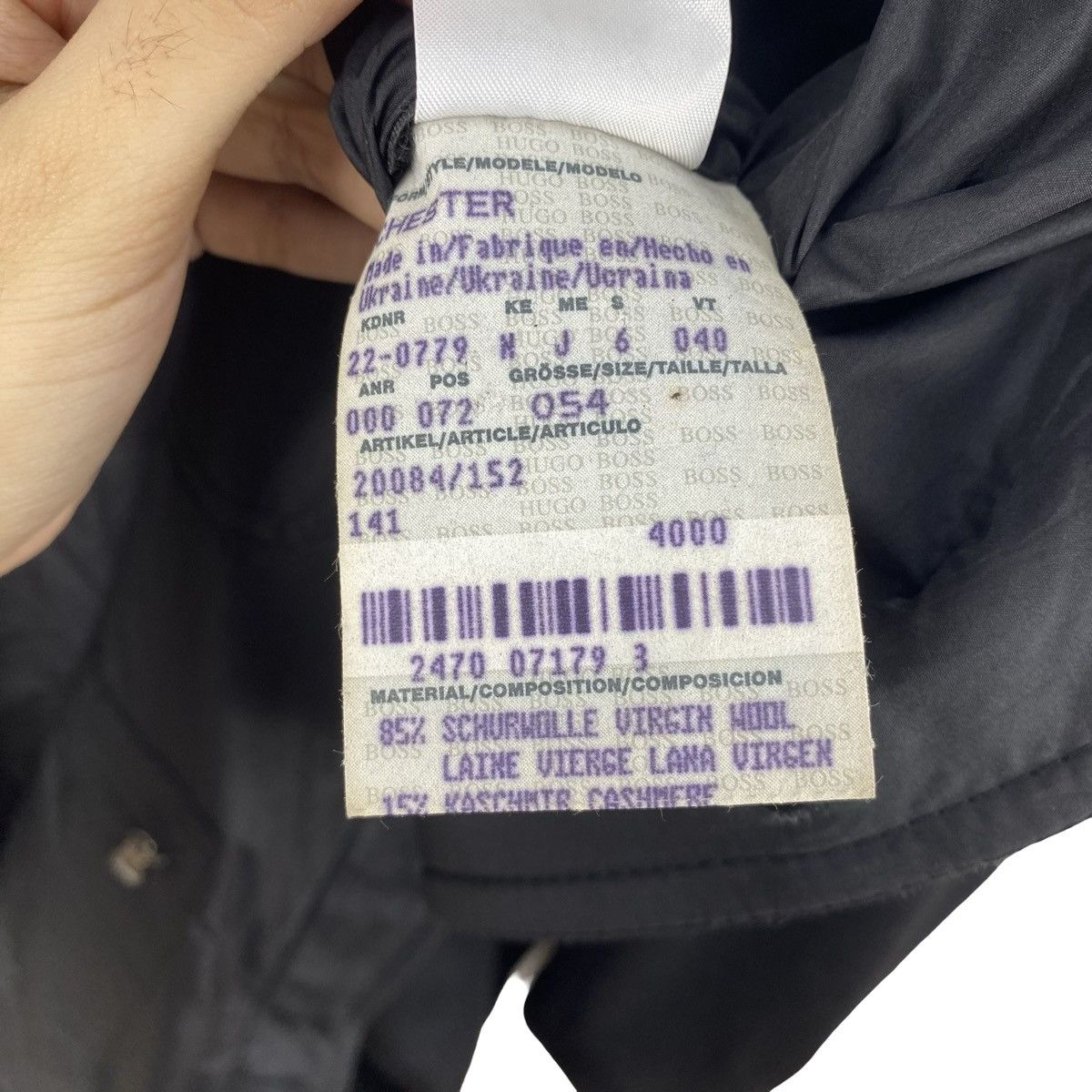 Hugo Boss Vintage HUGO BOSS COLOMBO Colombo Button Up Coat Jacket Size US XXL / EU 58 / 5 - 11 Thumbnail