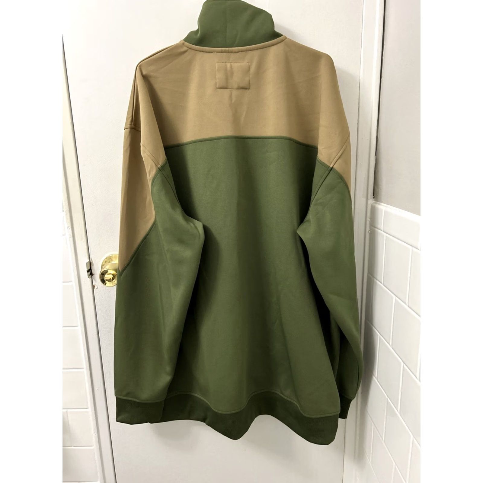 Vintage Staple Pigeon Jacket Mens M Green Full Zip Bomber Jacket 90s Hip Hop Long Coat Size US M / EU 48-50 / 2 - 7 Thumbnail