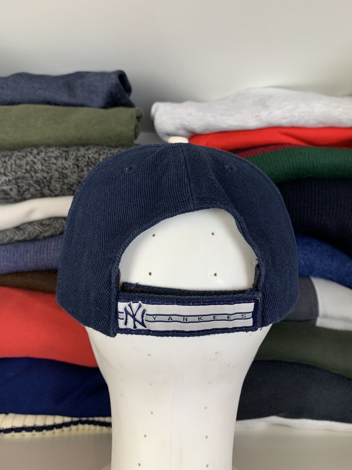 New York Yankees × Vintage Vintage New York Yankees Big Logo Cap Hat Size ONE SIZE - 17 Thumbnail