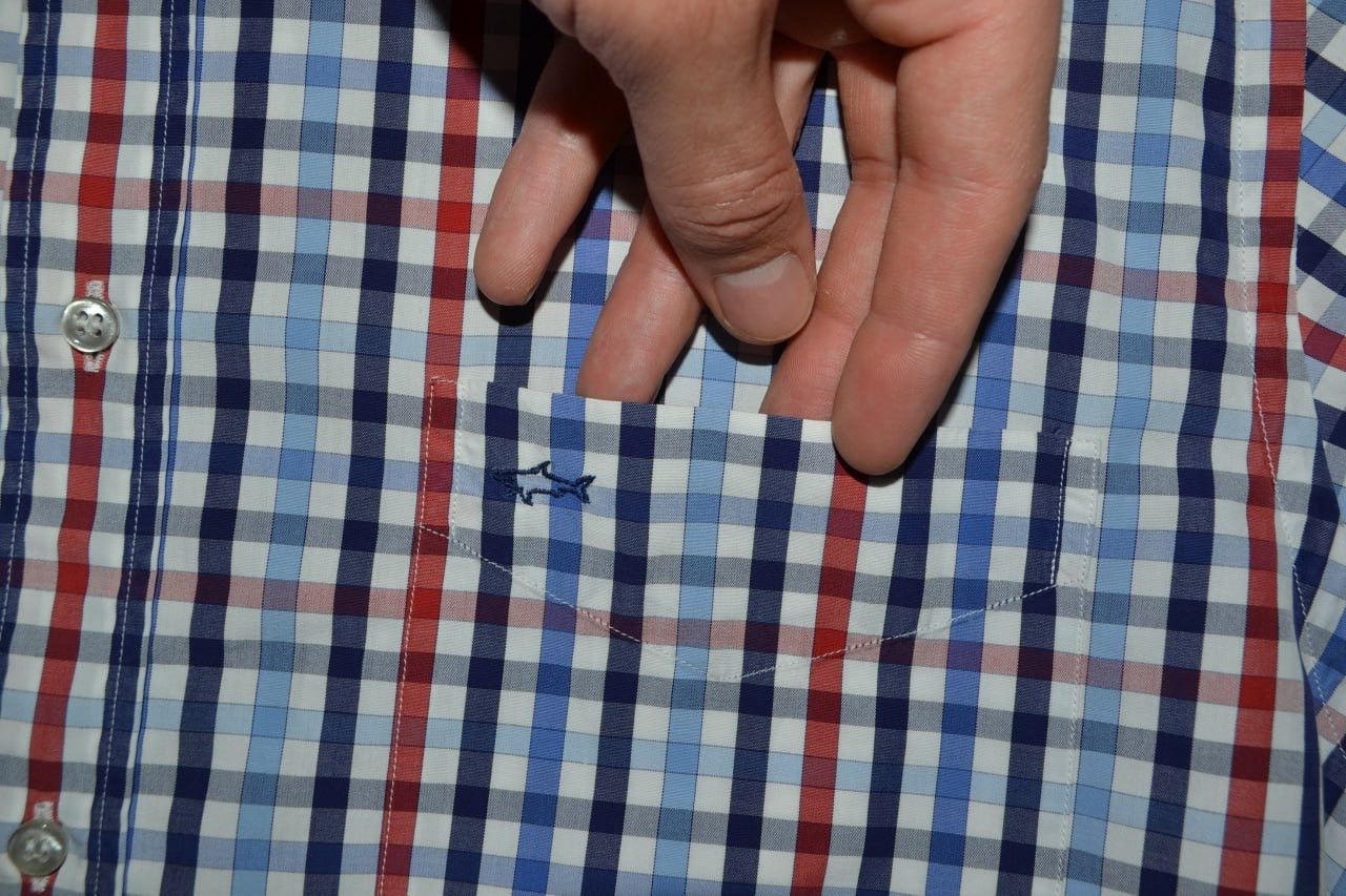 Paul & Shark Paul & shark Short sleeve shirt Multicolor Size 42/L Size US L / EU 52-54 / 3 - 4 Thumbnail