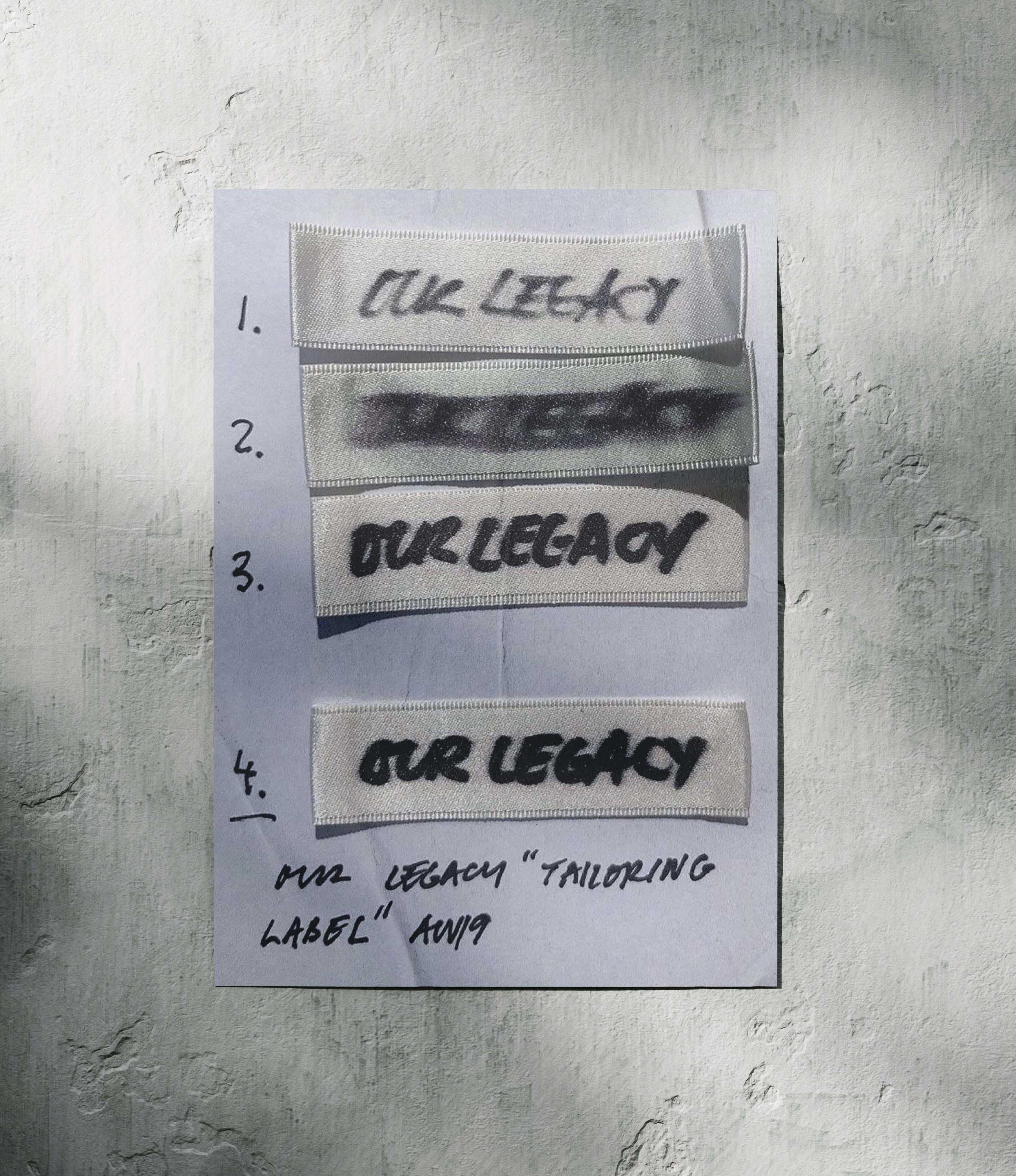 Our Legacy Our Legacy Sample Poster Print Gift Vintage Archive Size ONE SIZE - 1 Thumbnail
