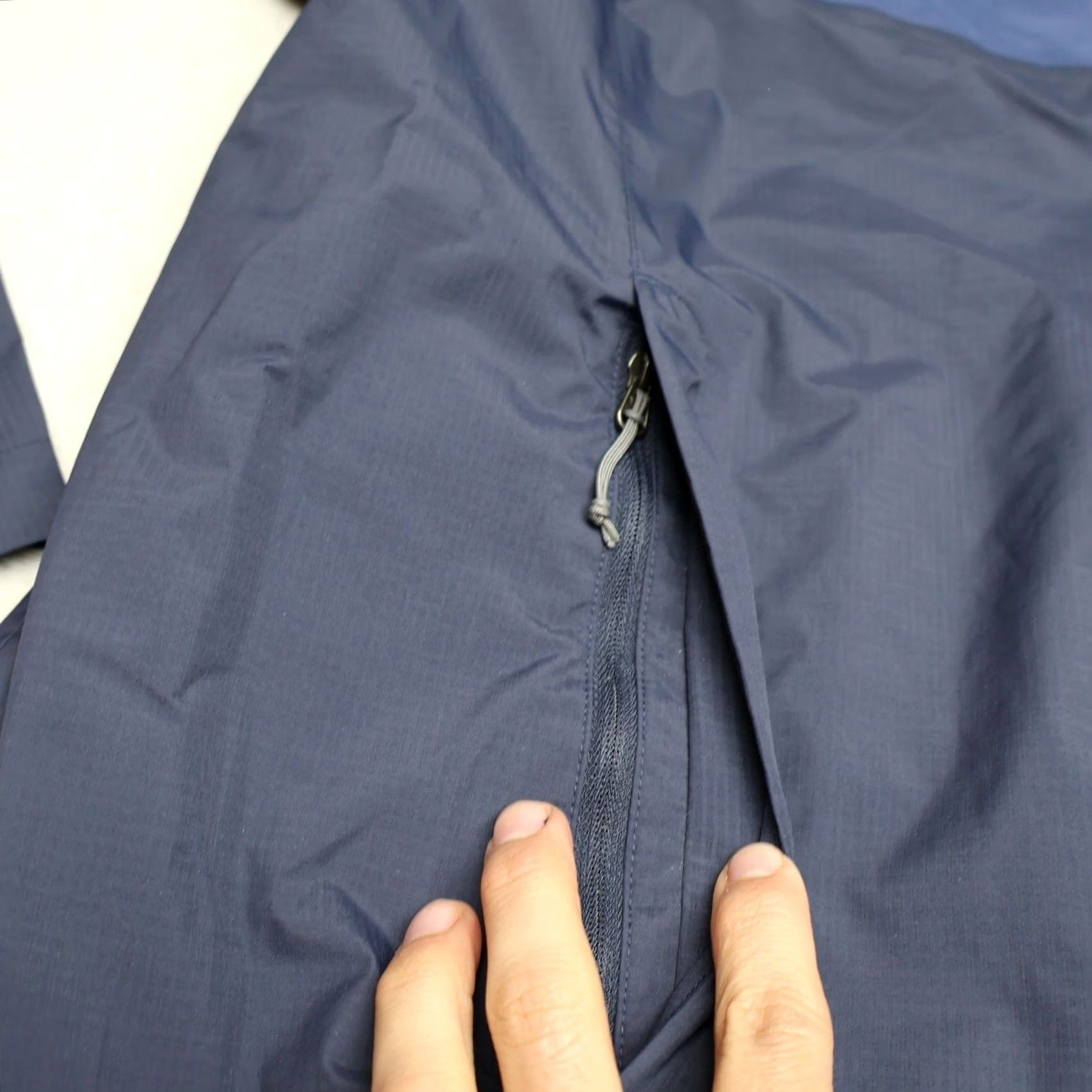 Vintage REI Coop Jacket Mens 3XL Blue Hooded Full Zip Light Wind Rain Outdoor Size US XXL / EU 58 / 5 - 3 Thumbnail