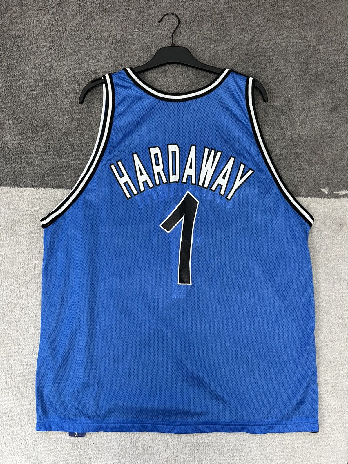 NBA NOS Vintage 90s Orlando Magic Hardaway Reversible Jersey Size US XL / EU 56 / 4 - 5 Thumbnail
